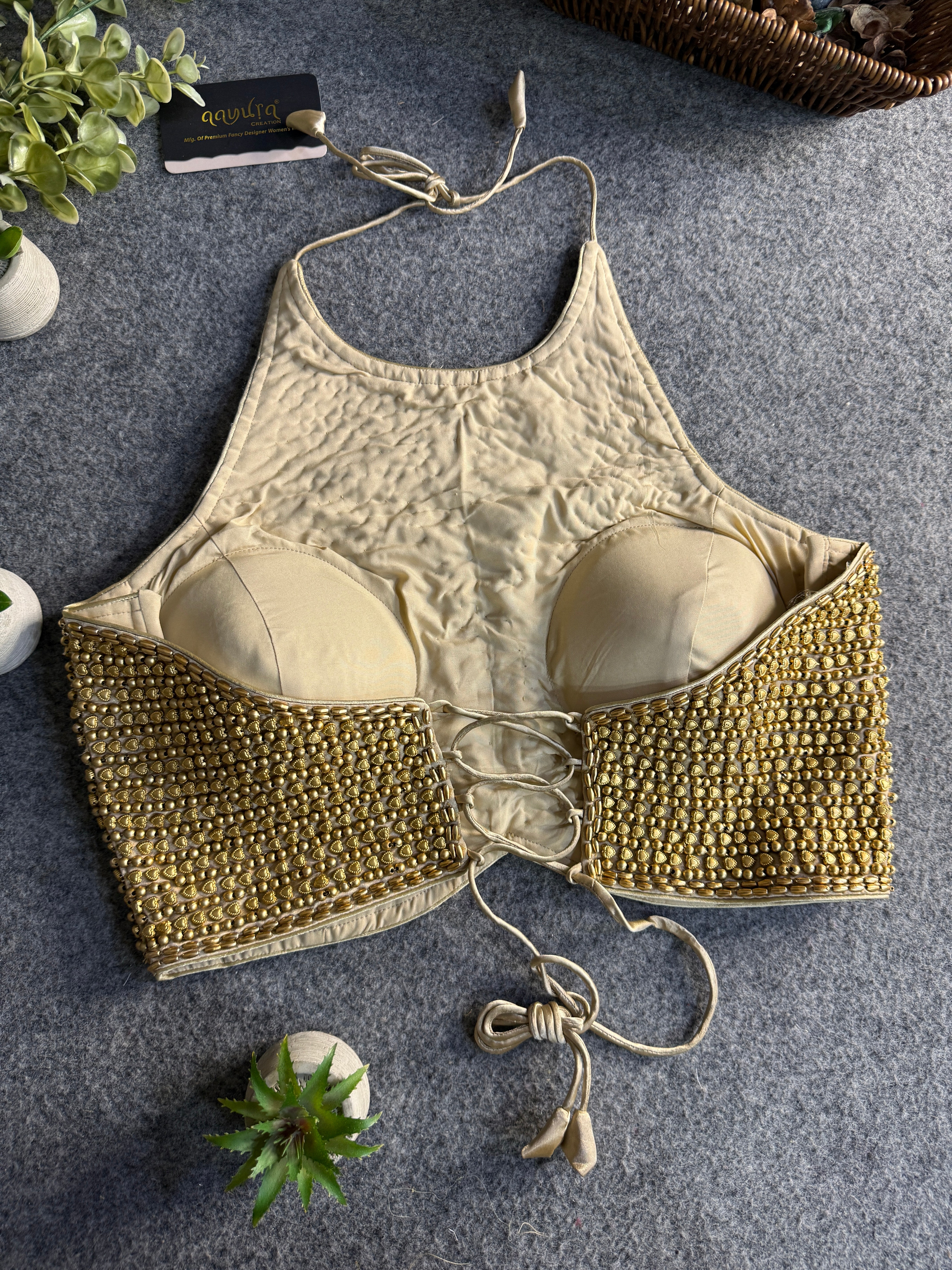 Zara Luxury Handcrafted Blouse