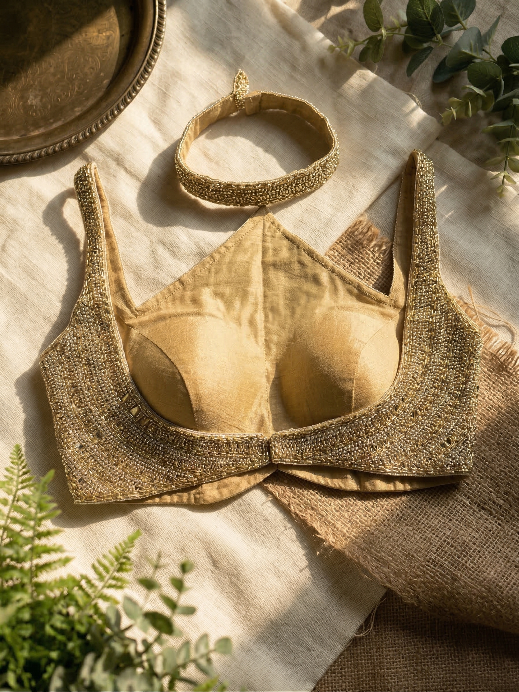 Zariya Luxe Silk Handcrafted Blouse