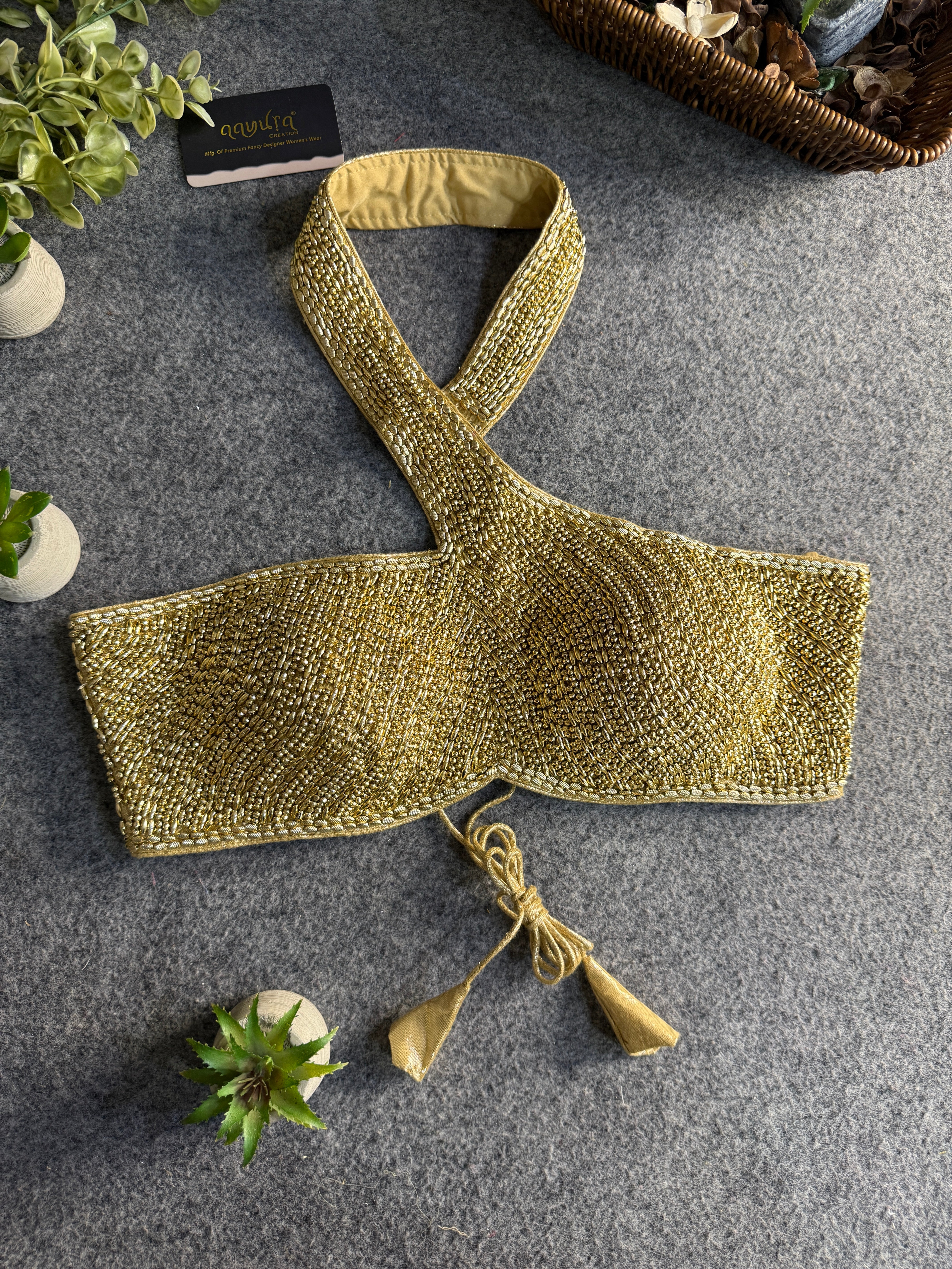 Royale Elegance Handcrafted Blouse