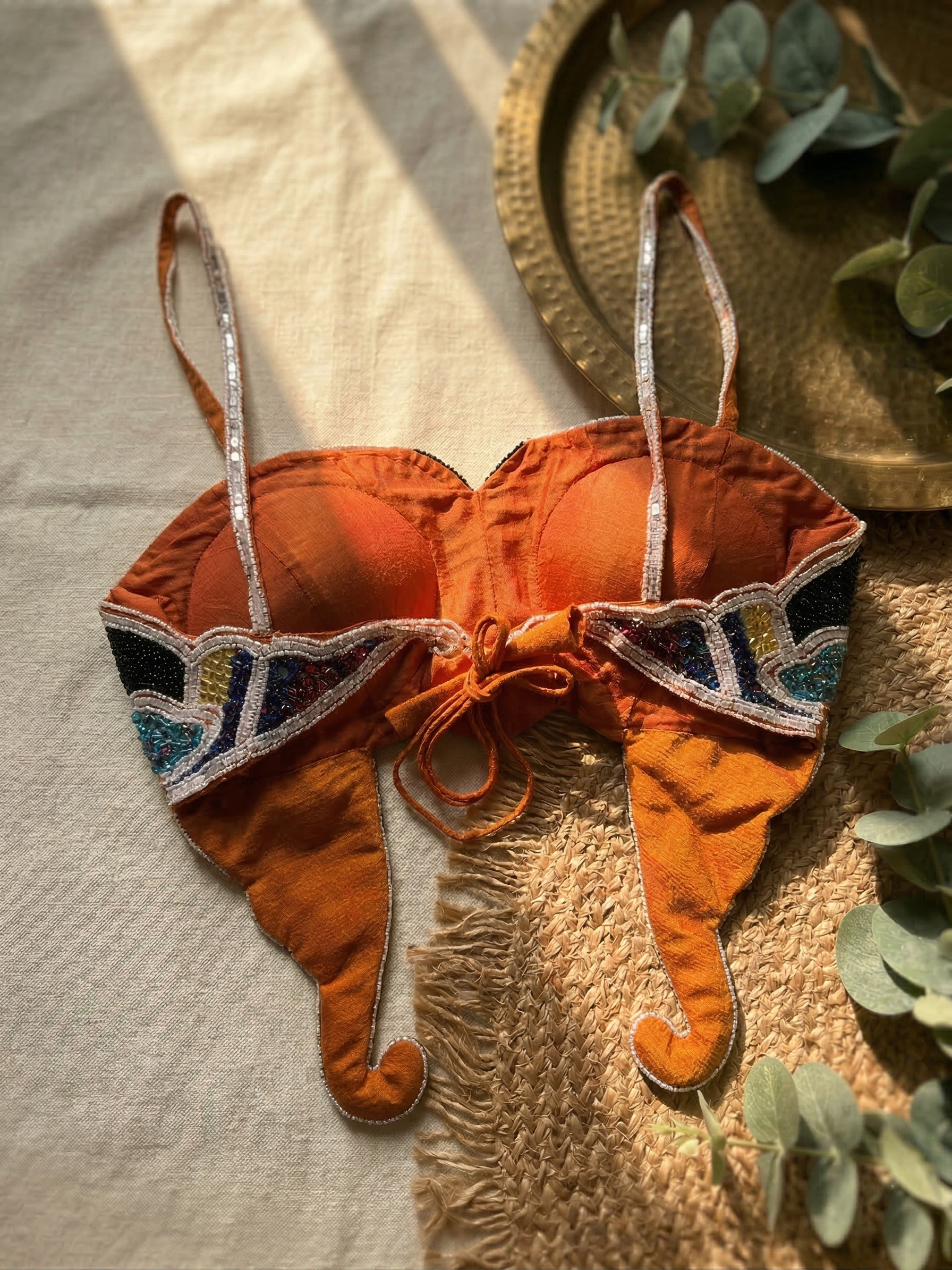 Statement Silk Handcrafted Designer Blouse