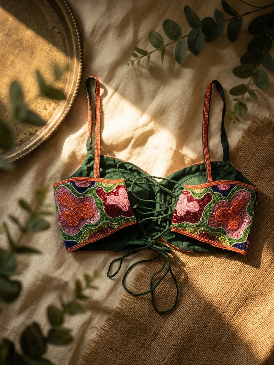 Grace Silk Handcrafted Designer Blouse