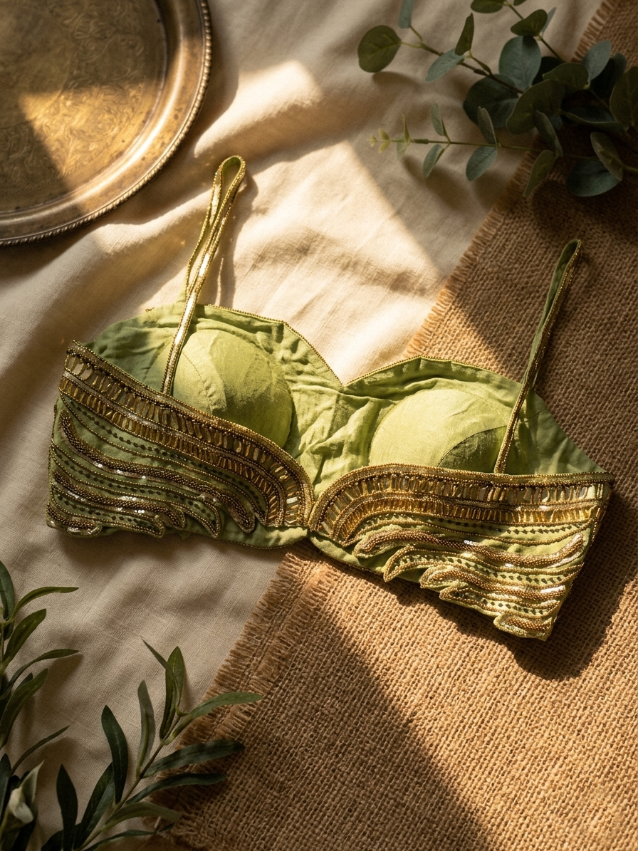 Luxe Handwork Silk Blouse