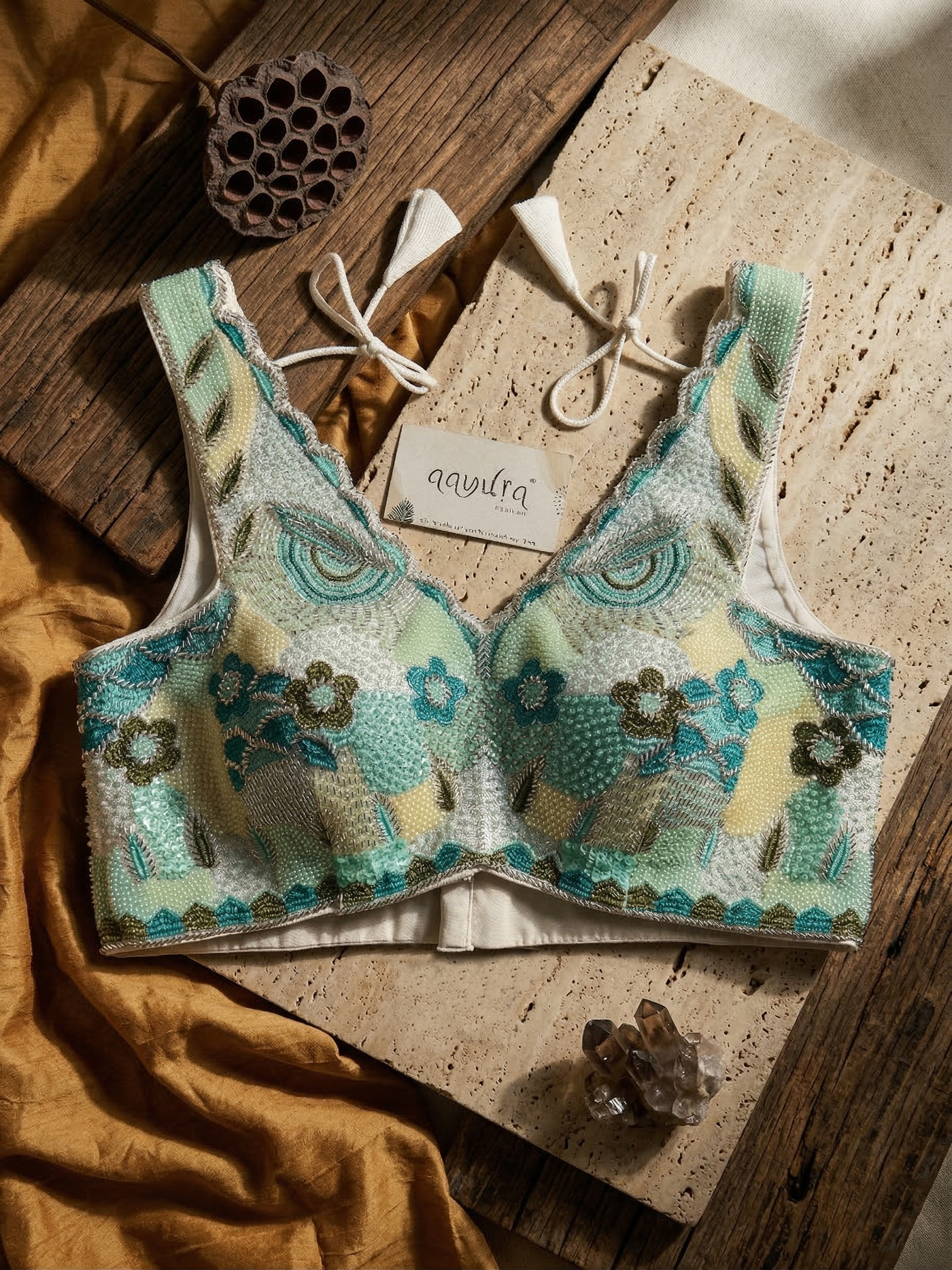 Vanyaa Designer Handwork Silk Blouse