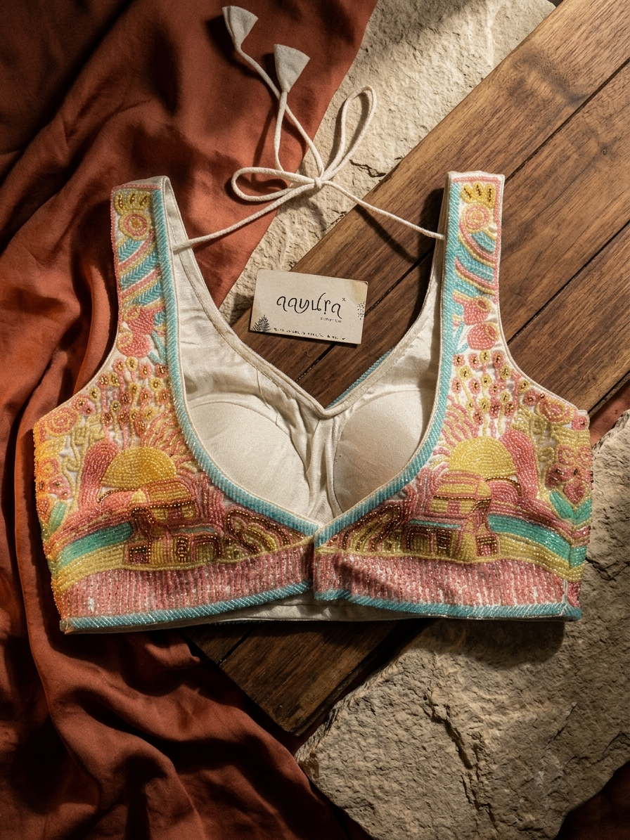 Aarika Premium Silk Handcrafted Designer Blouse