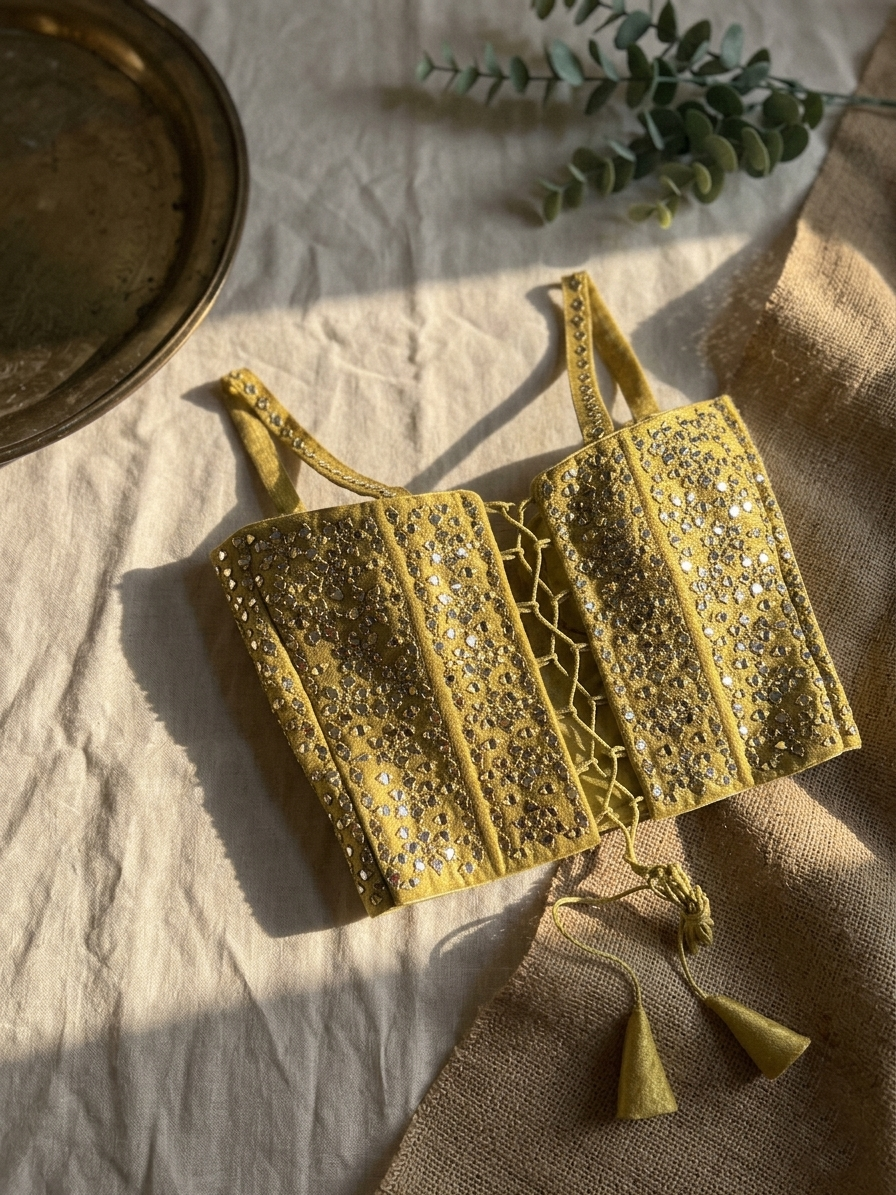 Sitara Mirror Charm Designer Blouse