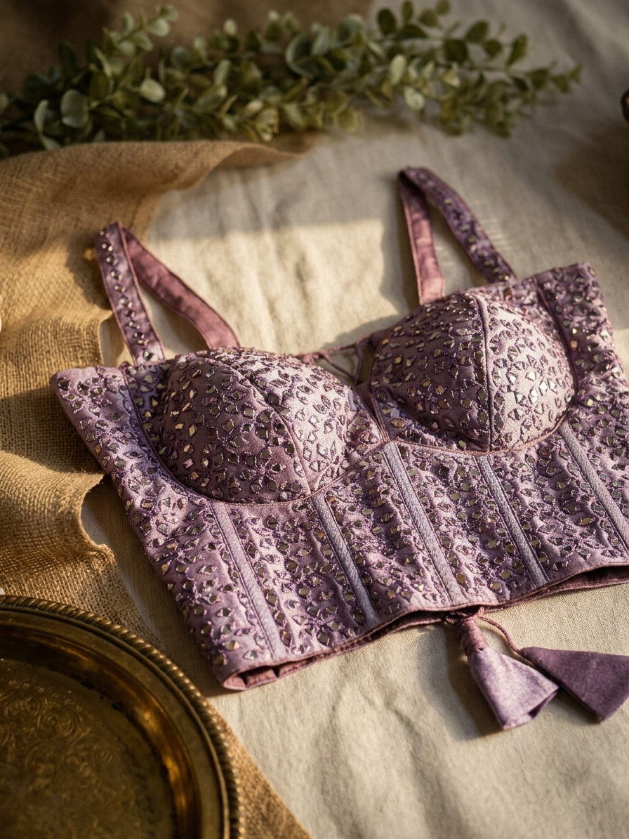 Sitara Mirror Charm Designer Blouse