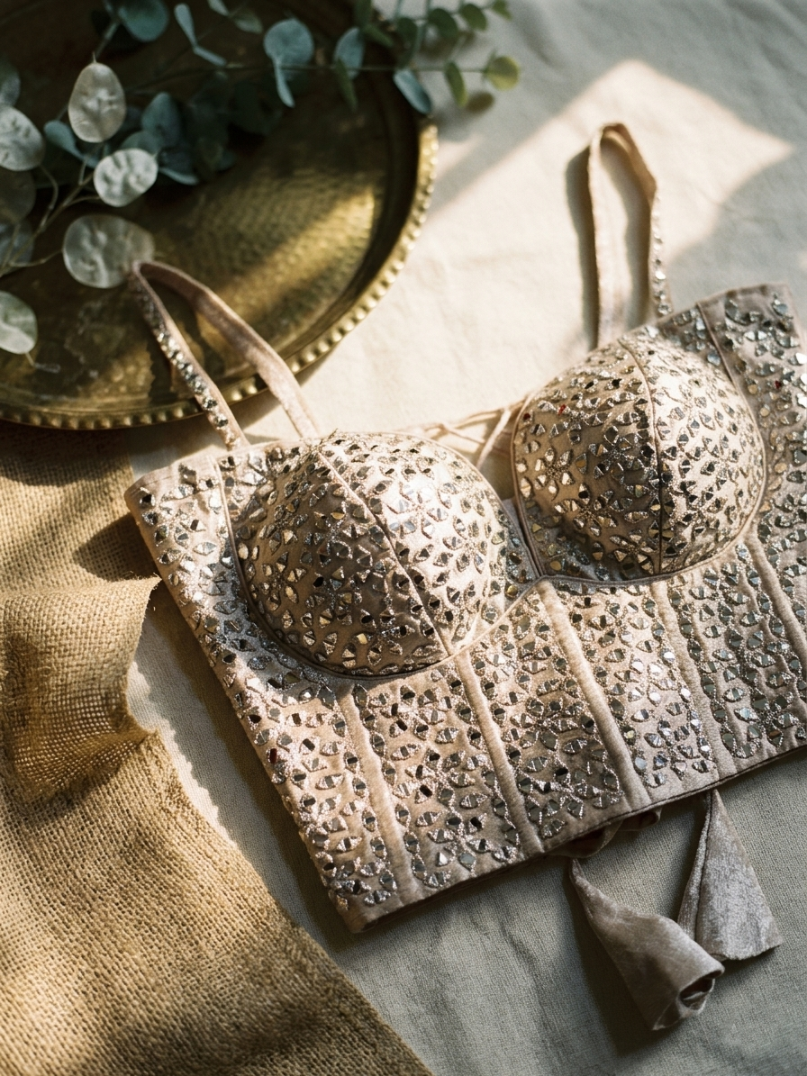 Sitara Mirror Charm Designer Blouse