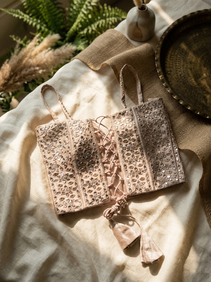 Sitara Mirror Charm Designer Blouse