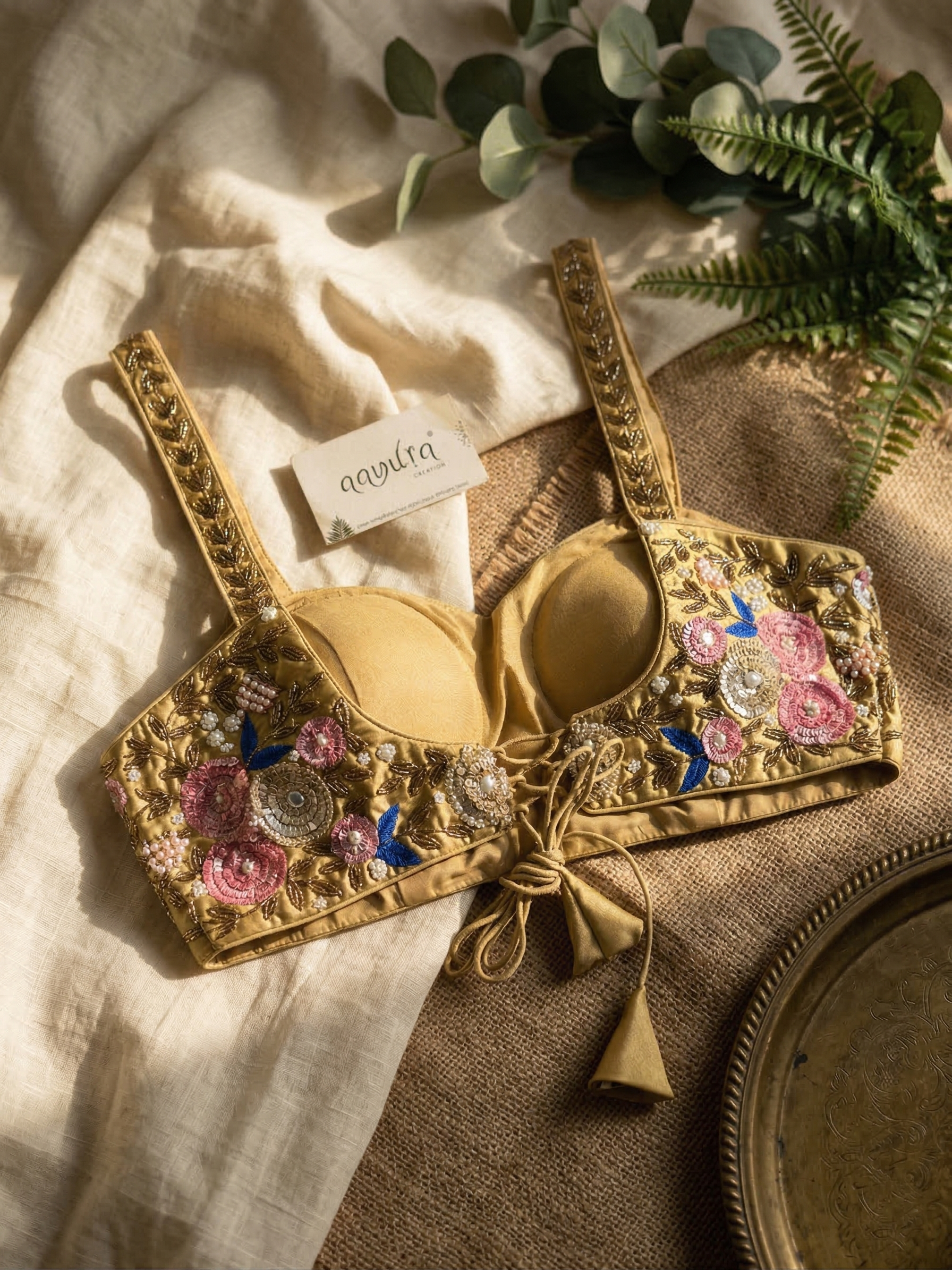 Glam Strap Designer Blouse