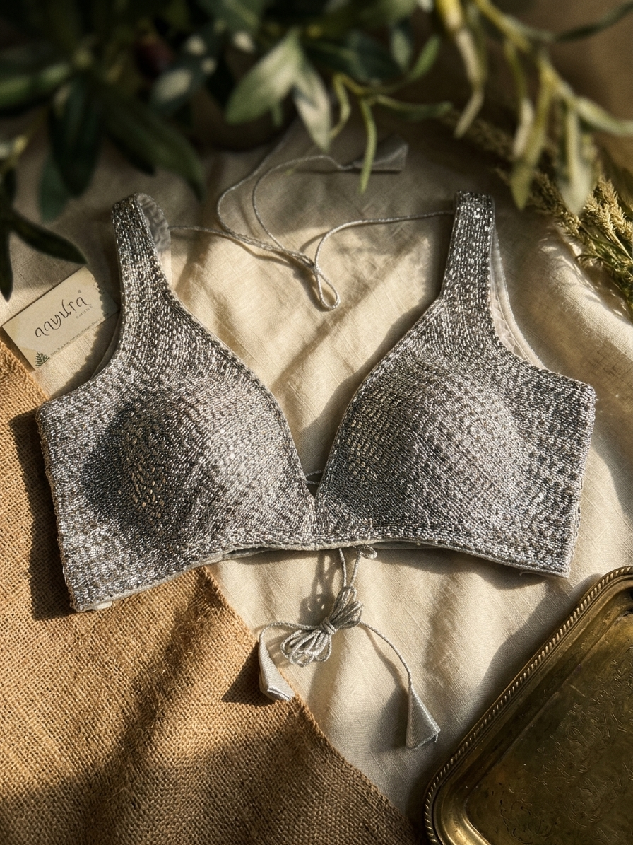 Tanishka V-Neck Blouse ✨