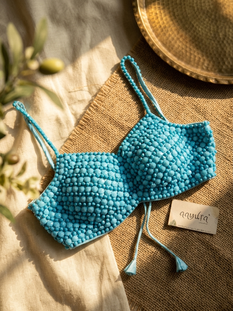 Zarmina Pearl Couture Blouse