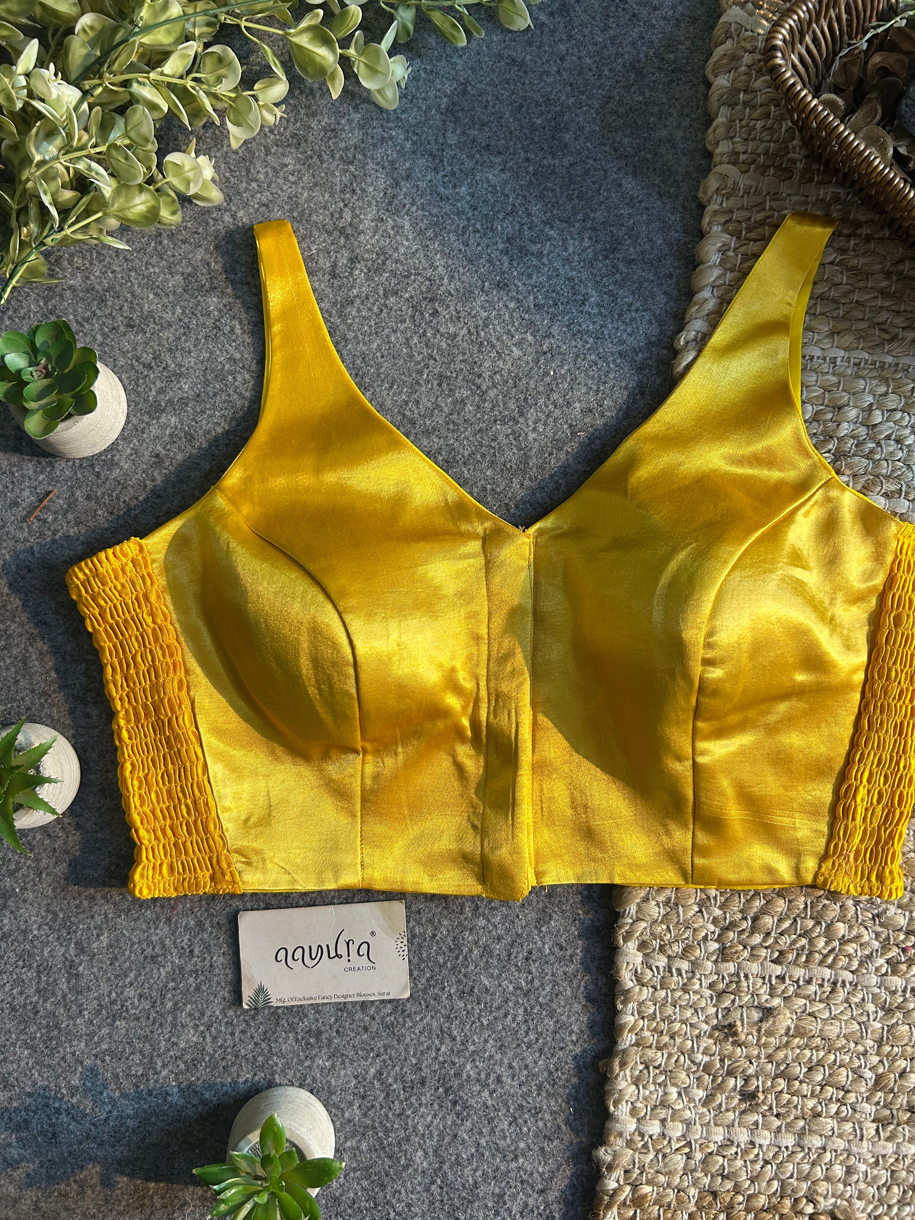 Luxe Gajji Silk Stretch Blouse