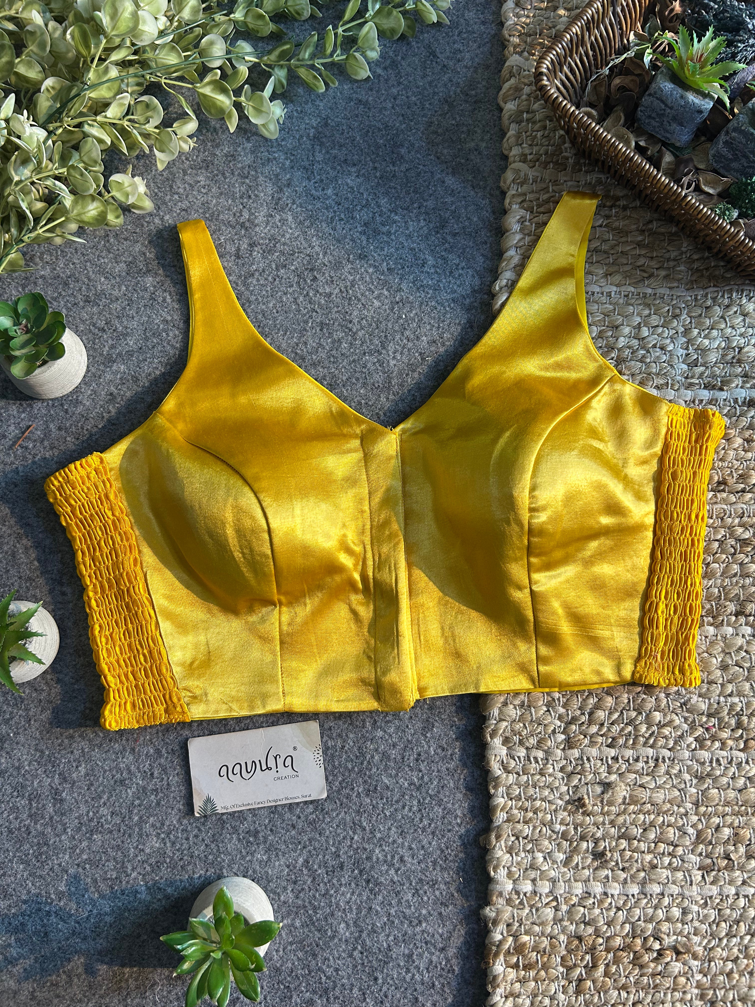 Luxe Gajji Silk Stretch Blouse