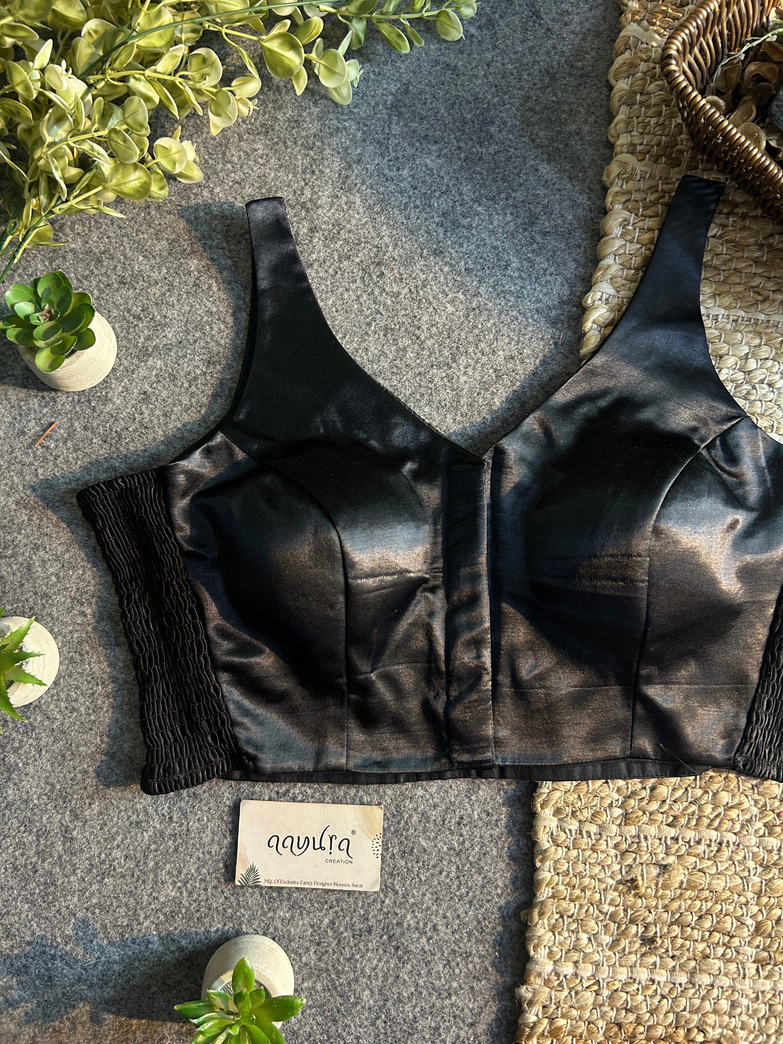 Luxe Gajji Silk Stretch Blouse