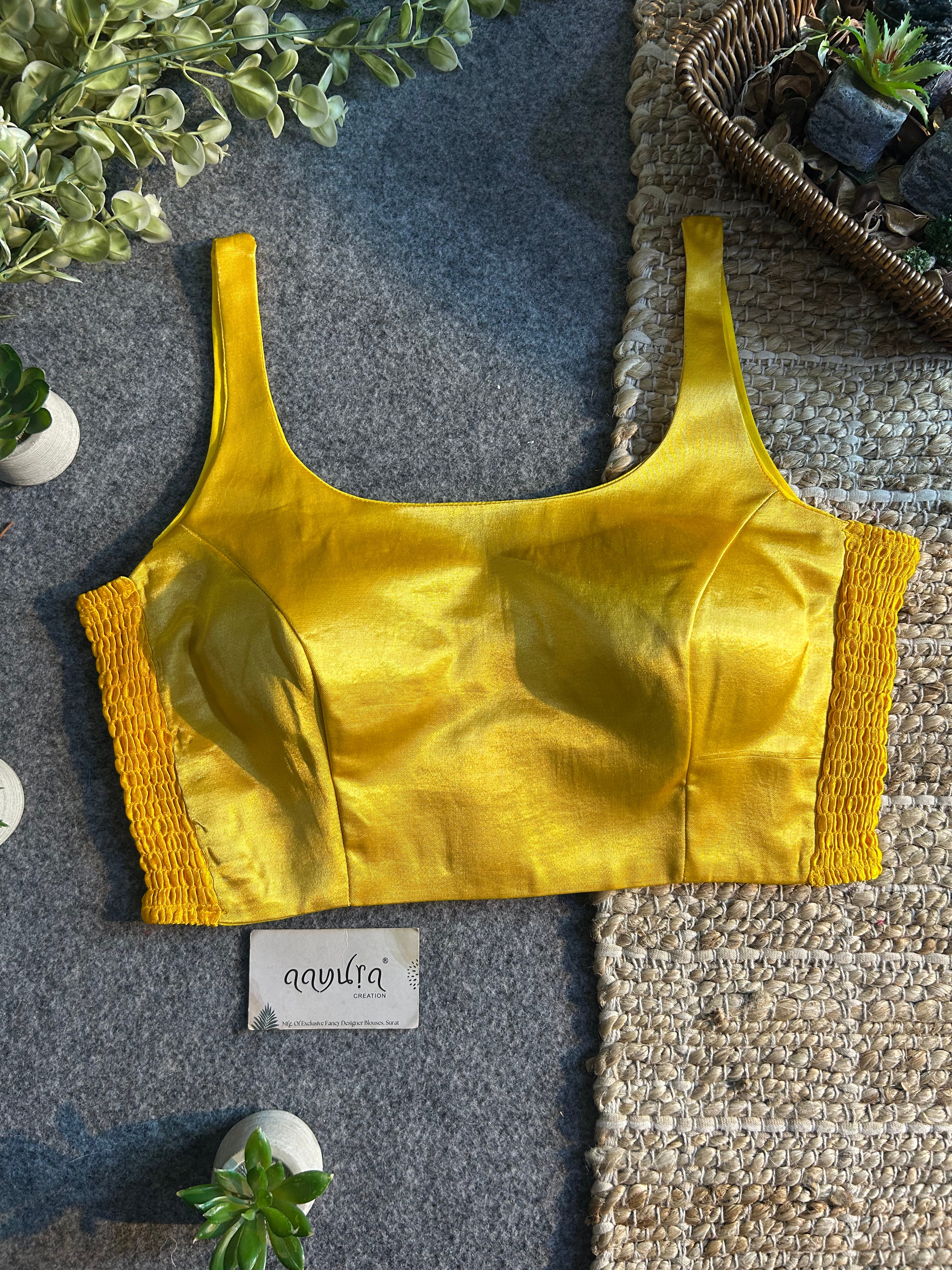 Luxe Gajji Silk Stretch Blouse