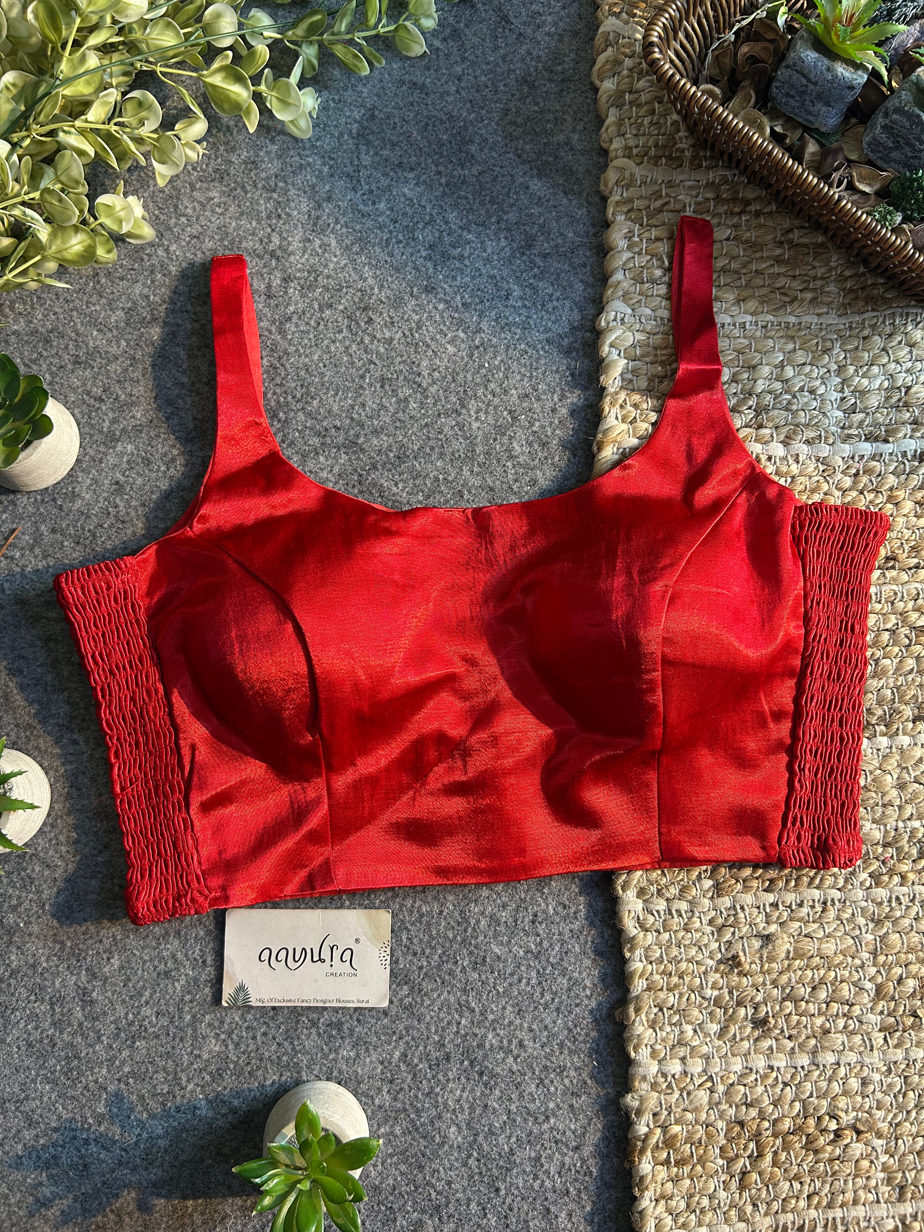 Luxe Gajji Silk Stretch Blouse