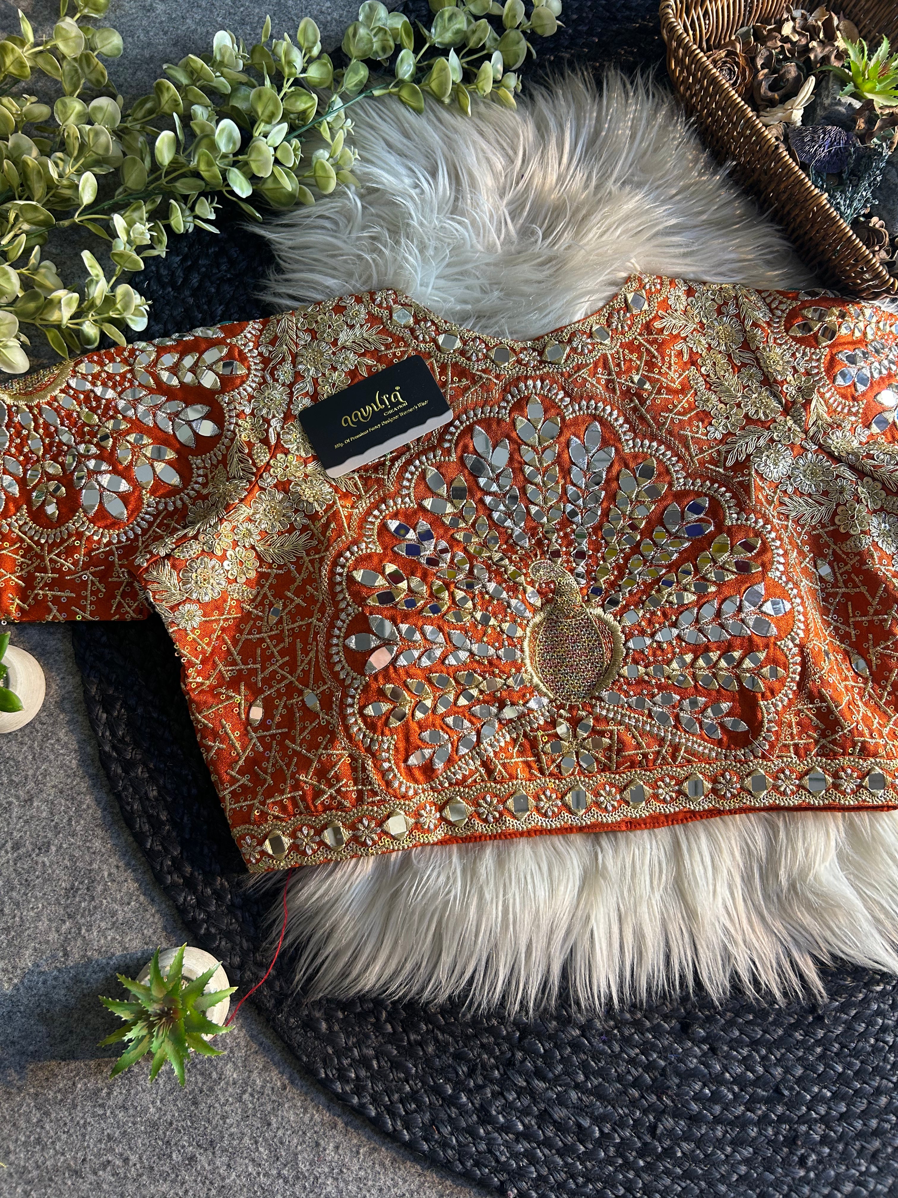 Zara Embroidered Silk Blouse