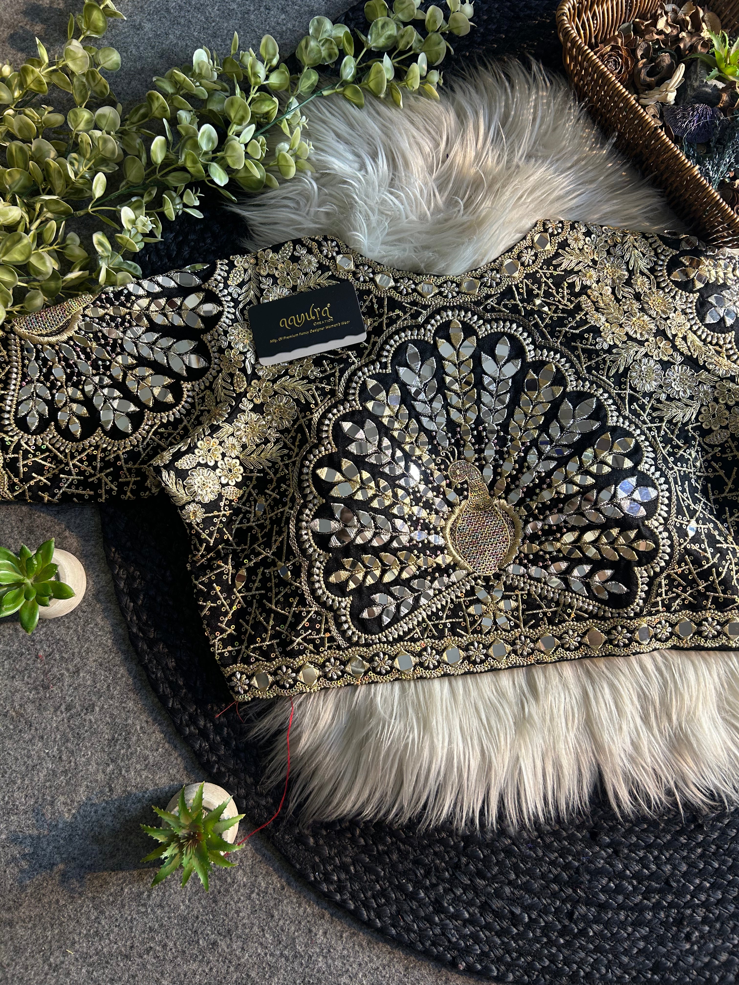 Zara Embroidered Silk Blouse