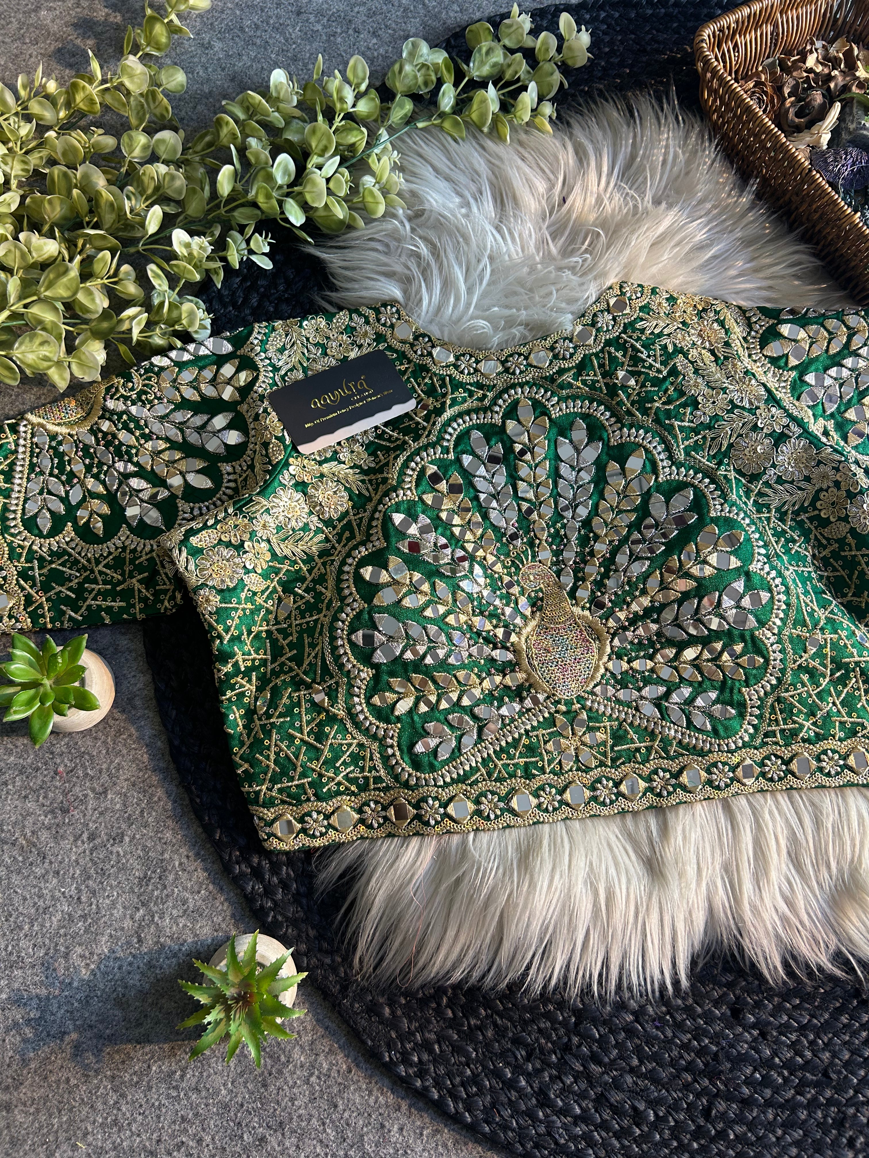 Zara Embroidered Silk Blouse
