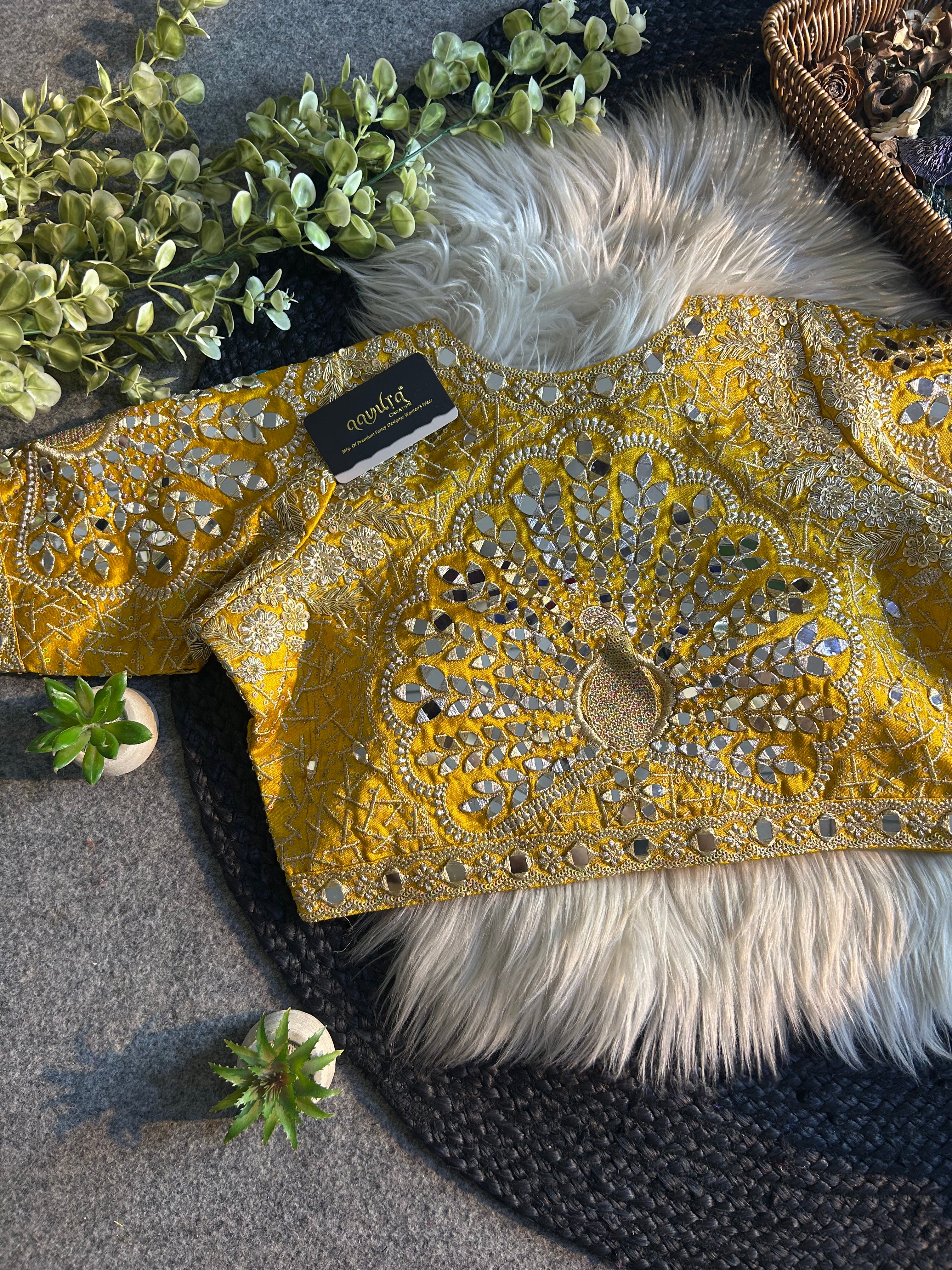 Zara Embroidered Silk Blouse