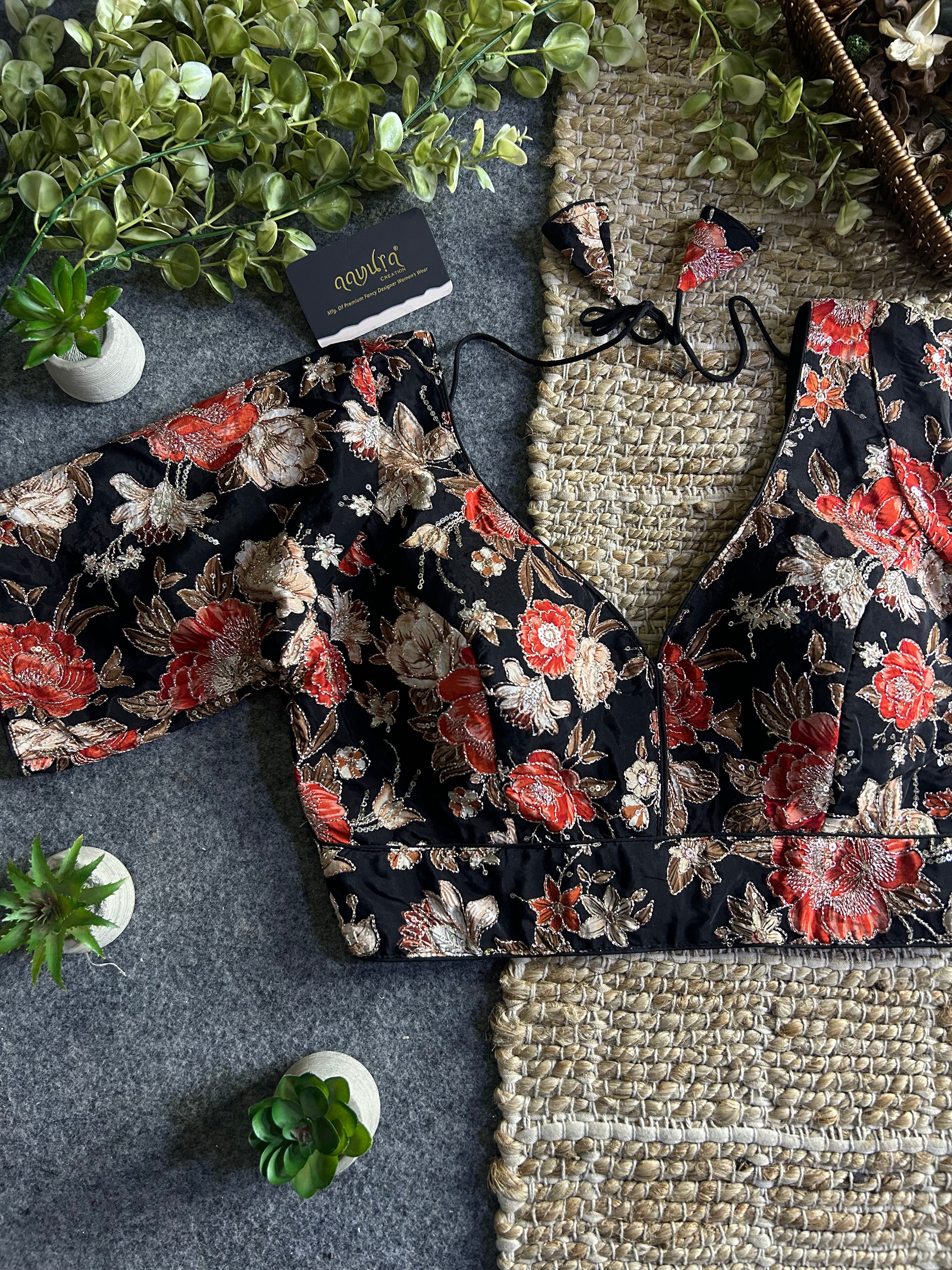 Ishani Crepe Silk Blouse