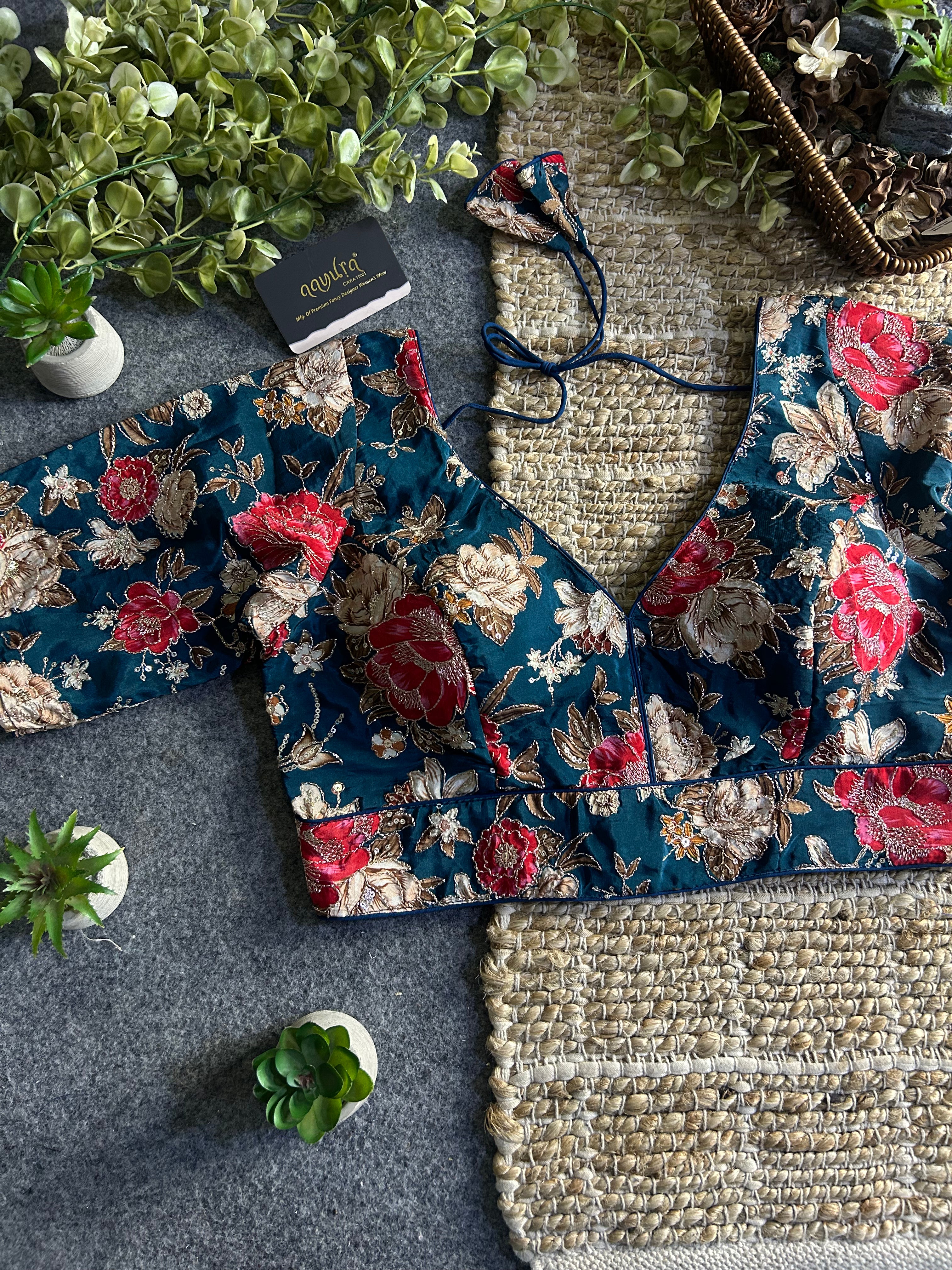 Ishani Crepe Silk Blouse