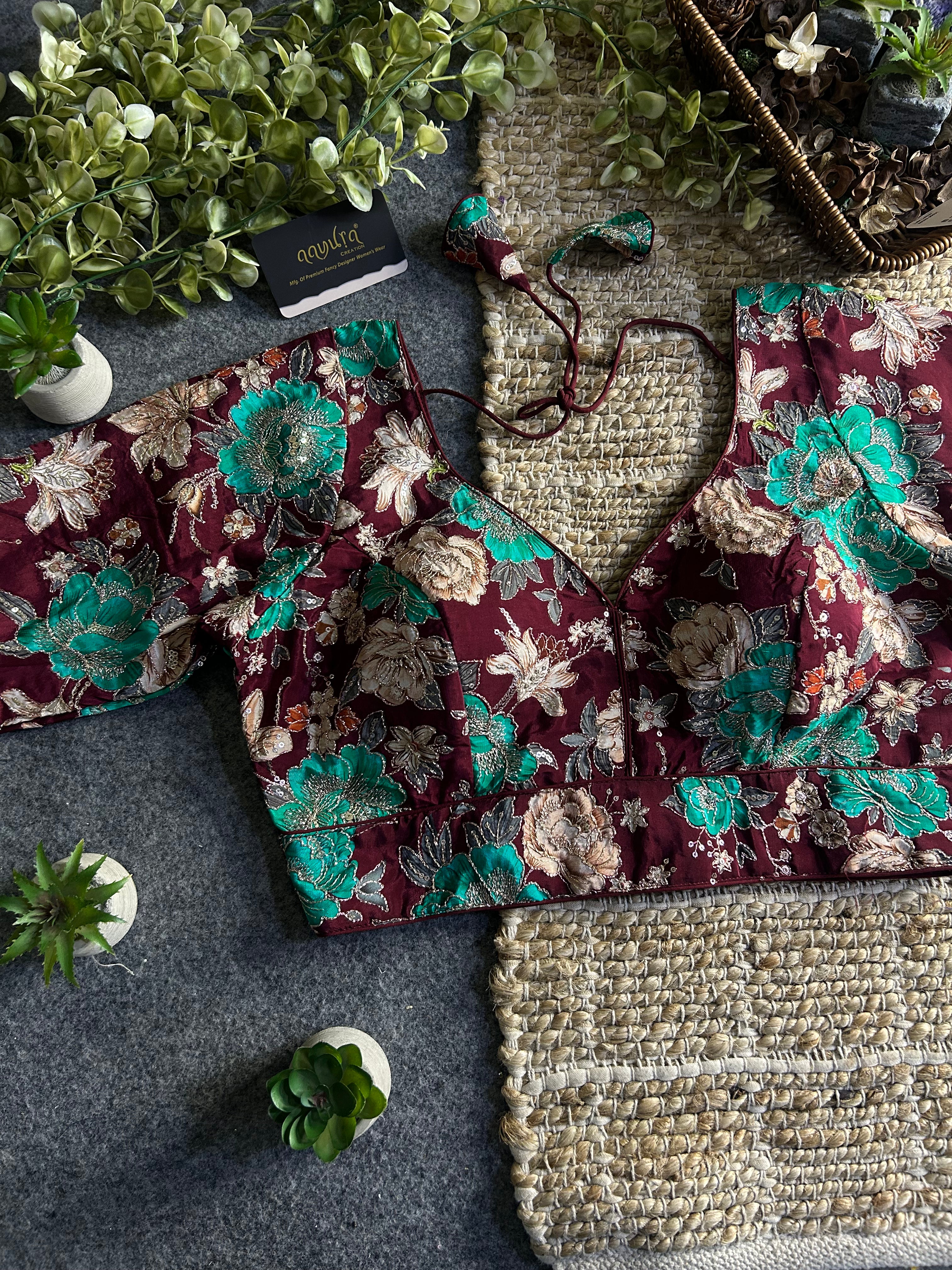 Ishani Crepe Silk Blouse