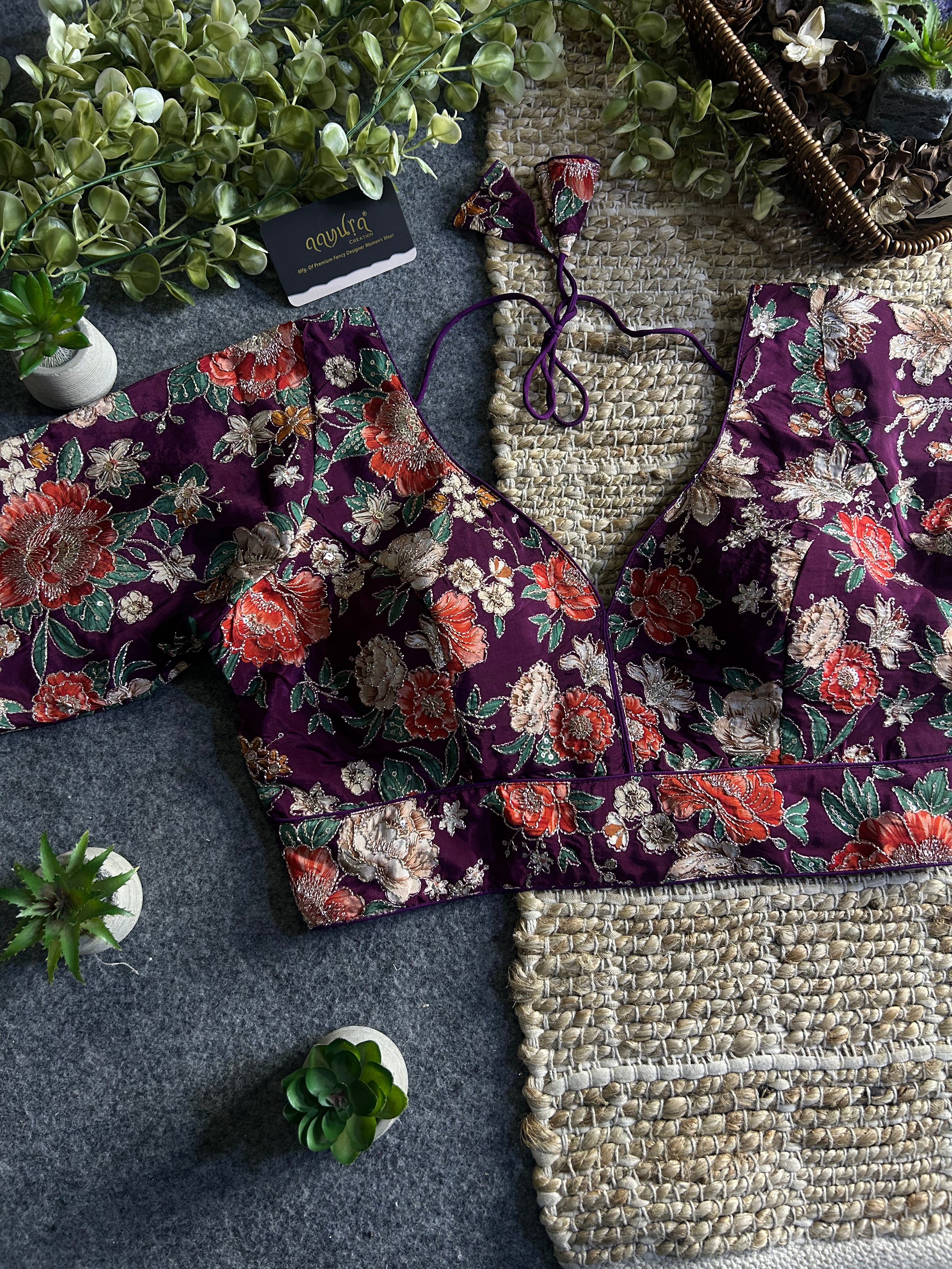Ishani Crepe Silk Blouse