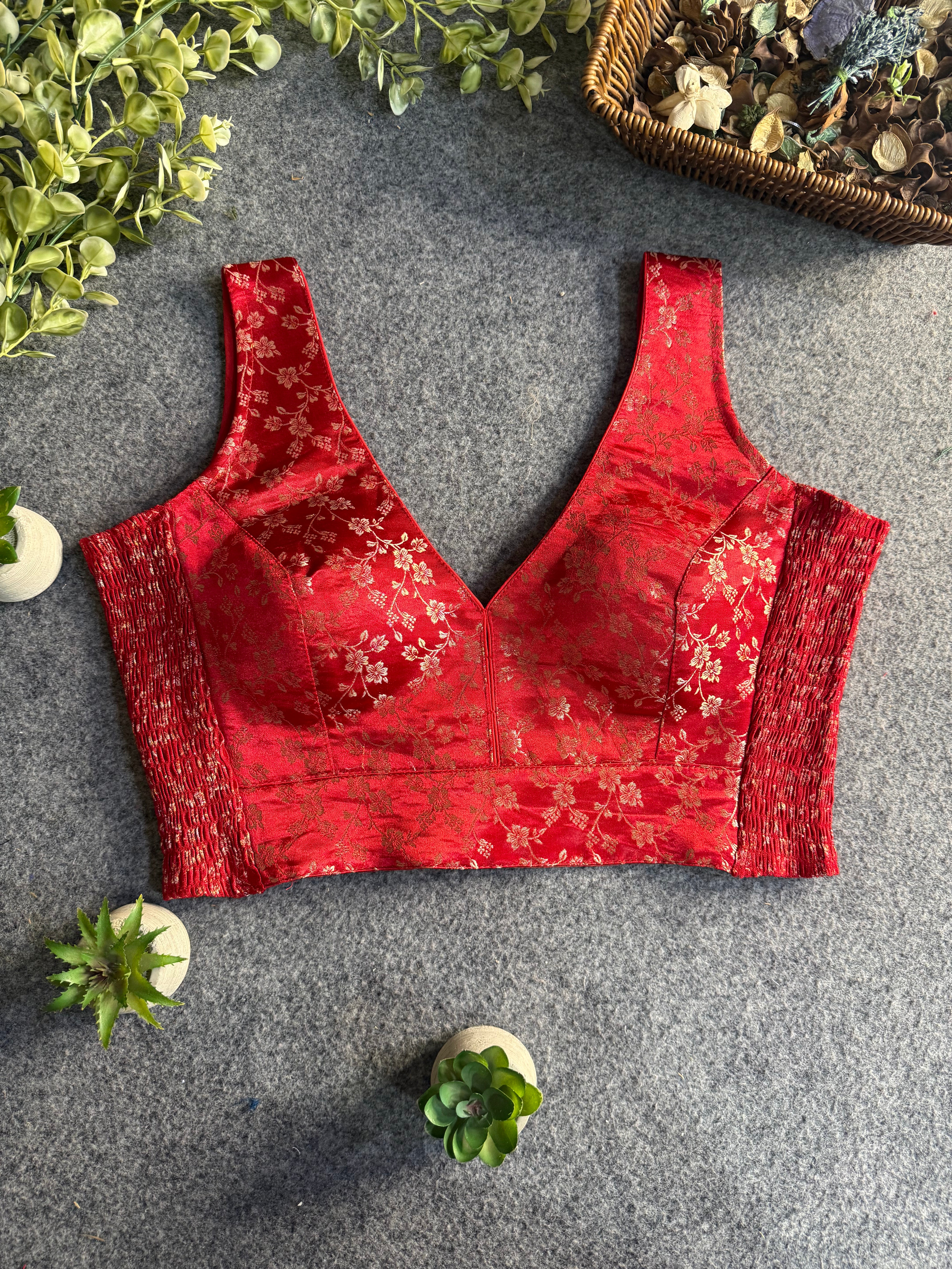 Varnika Banarasi Streachable Blouse