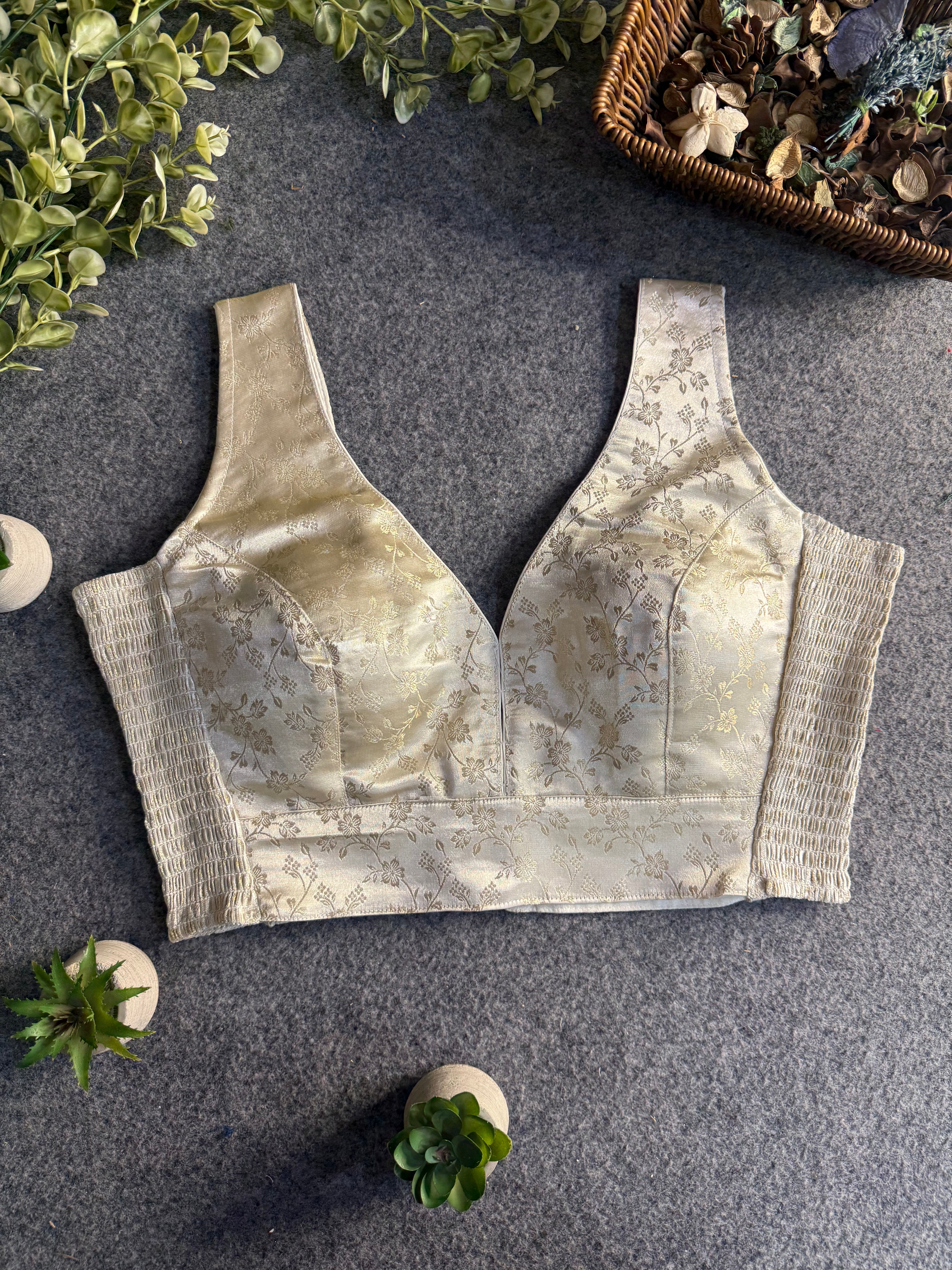 Varnika Banarasi Streachable Blouse