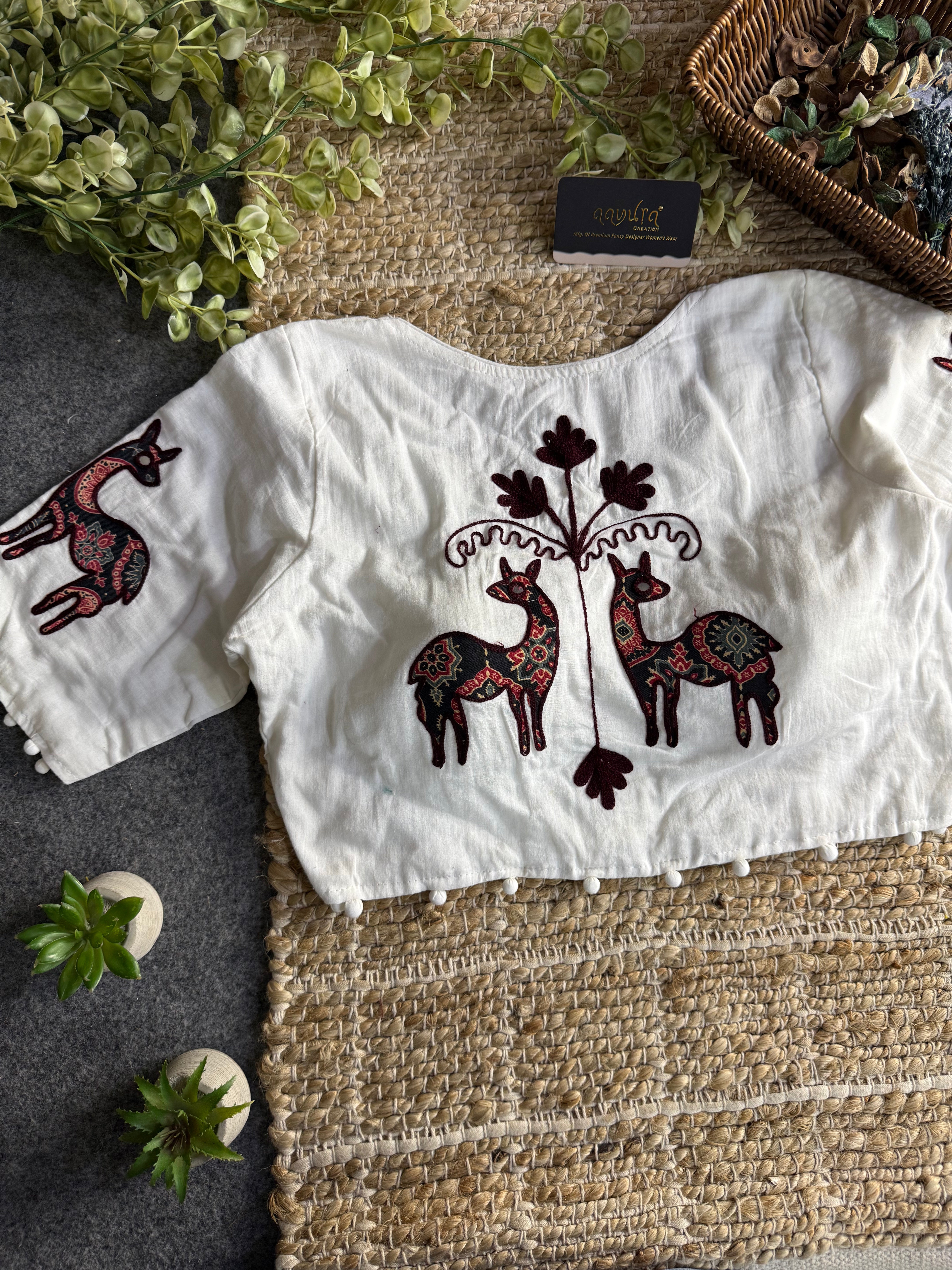 Aarohi Mal Cotton Blouse