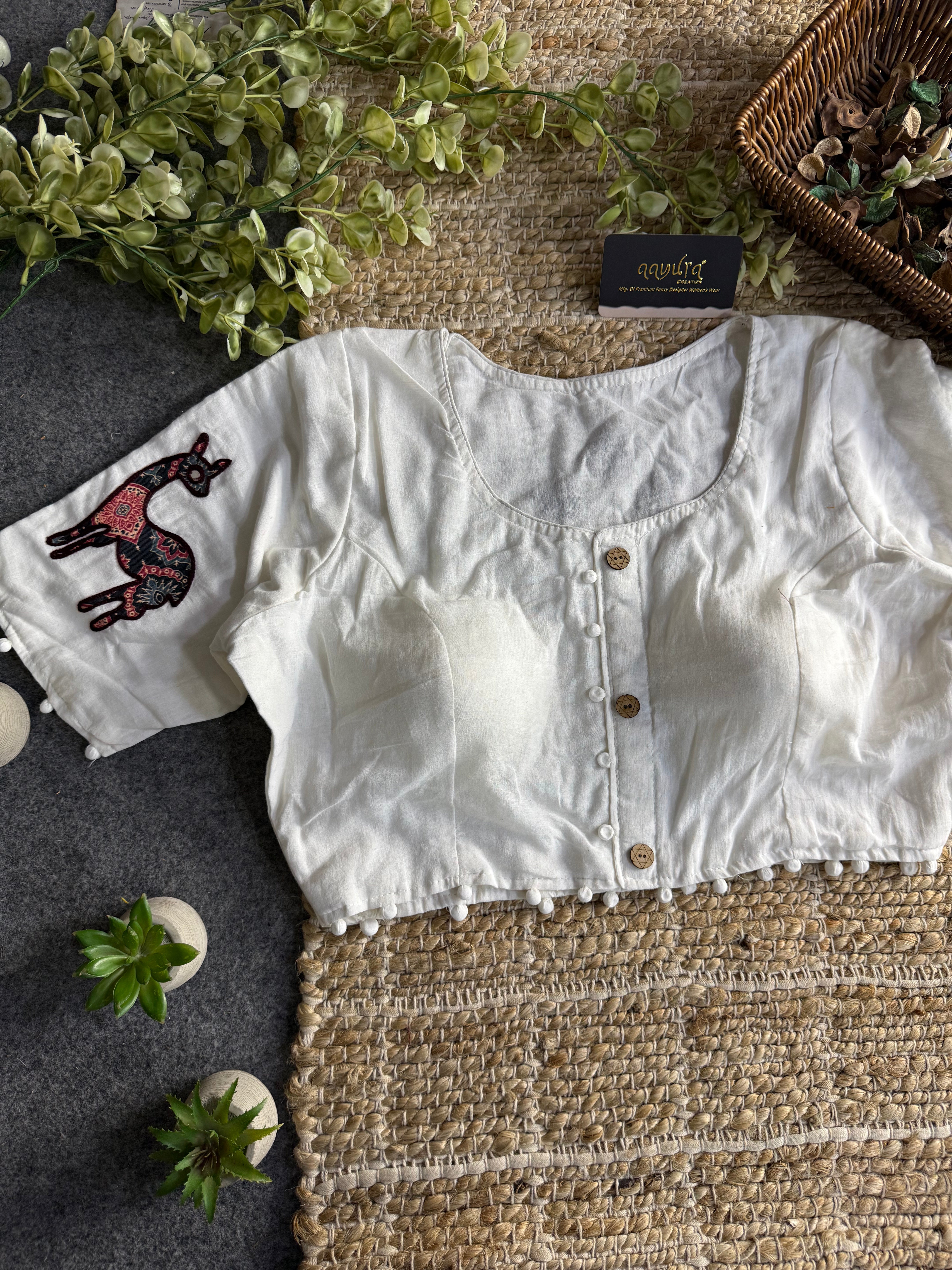 Aarohi Mal Cotton Blouse