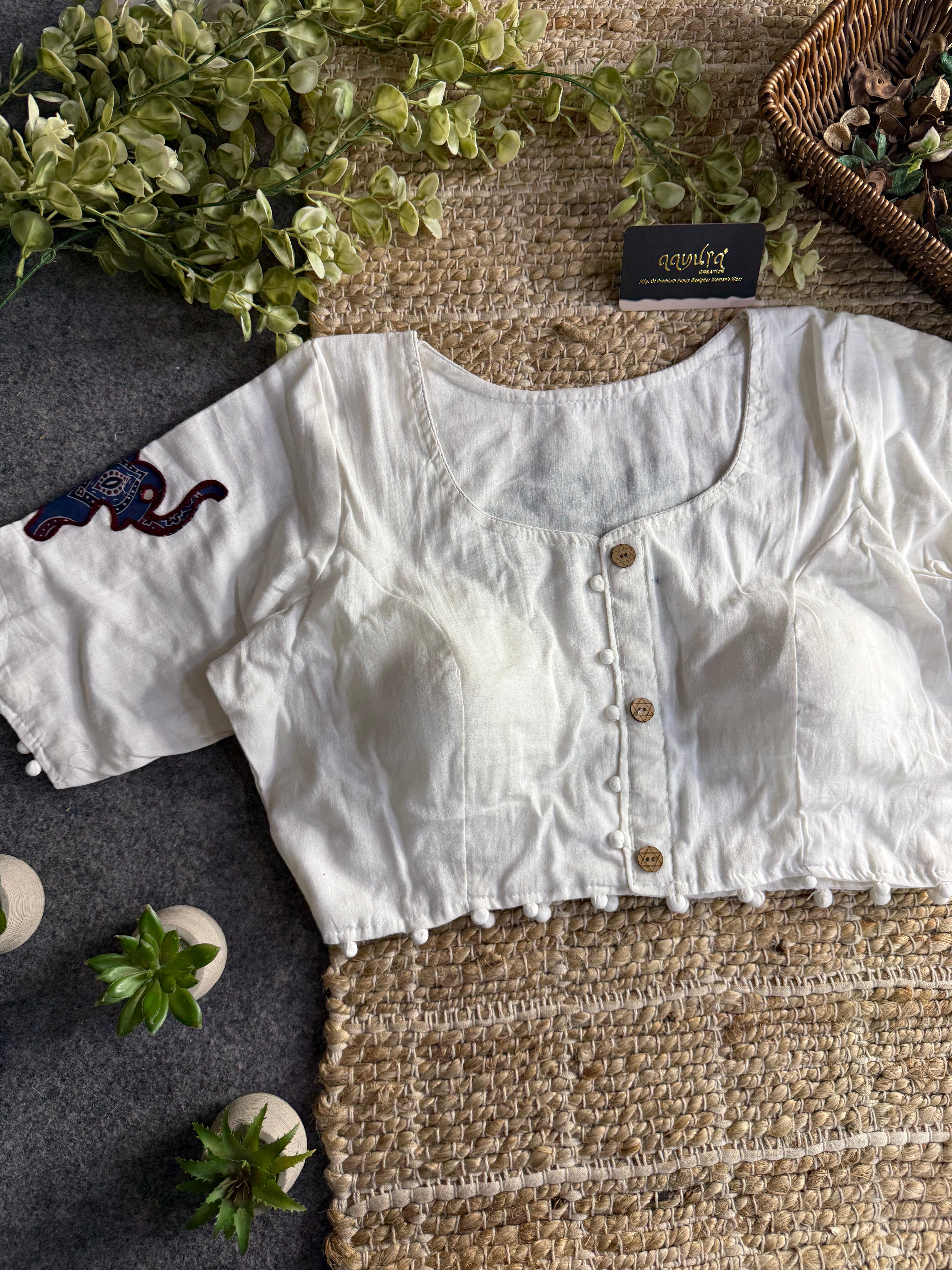 Aarohi Mal Cotton Blouse