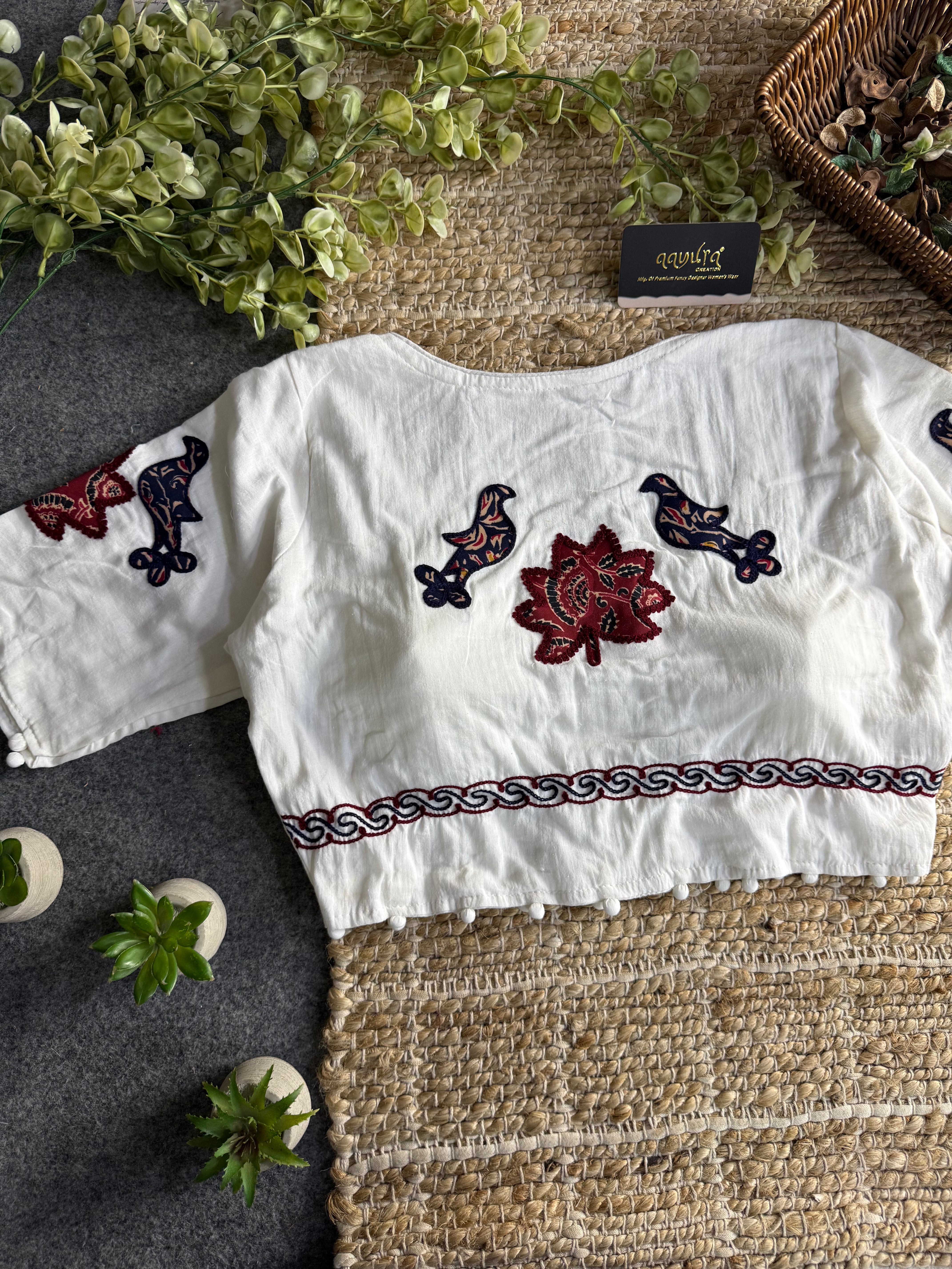 Aarohi Mal Cotton Blouse