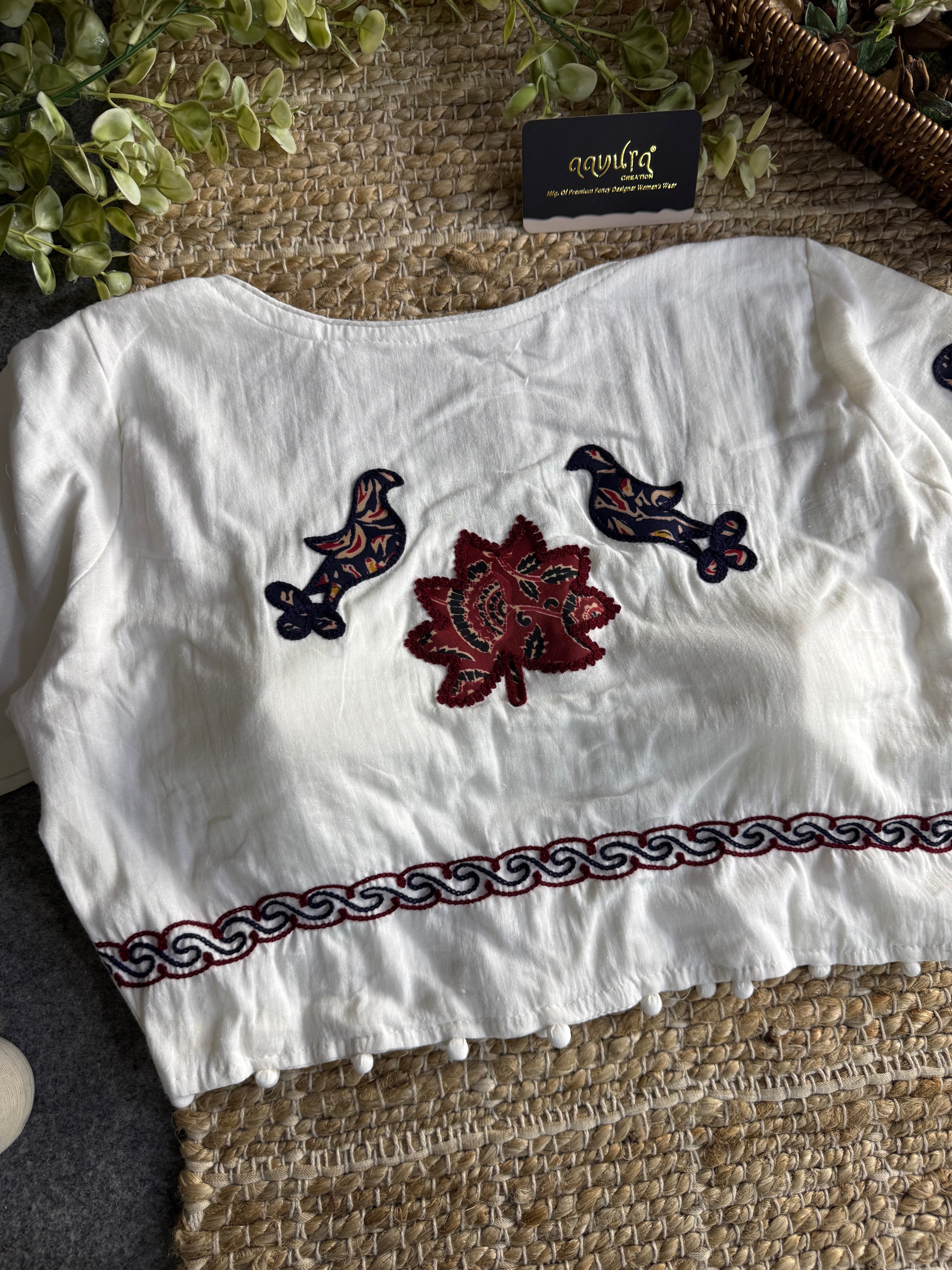 Aarohi Mal Cotton Blouse
