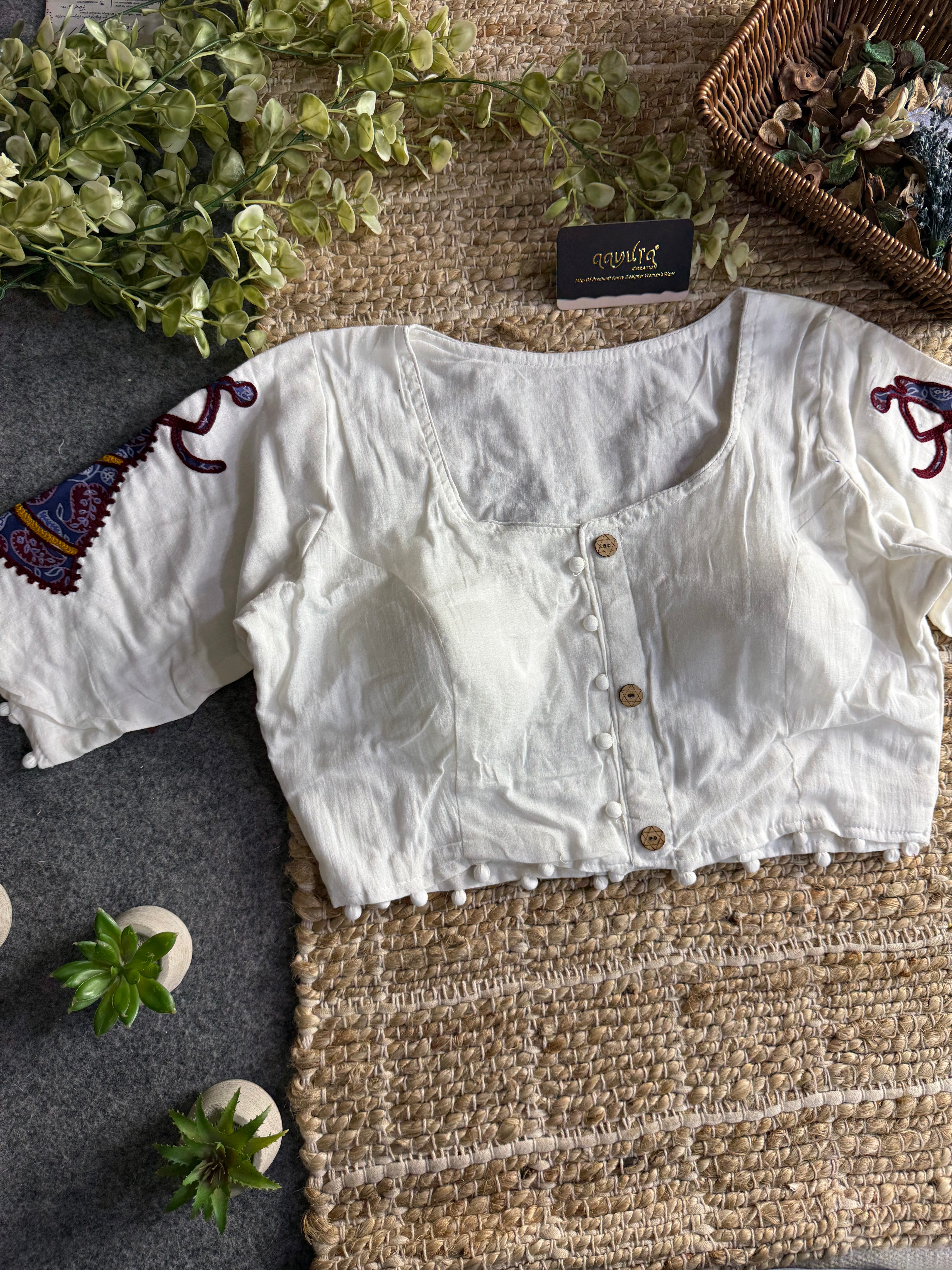 Aarohi Mal Cotton Blouse