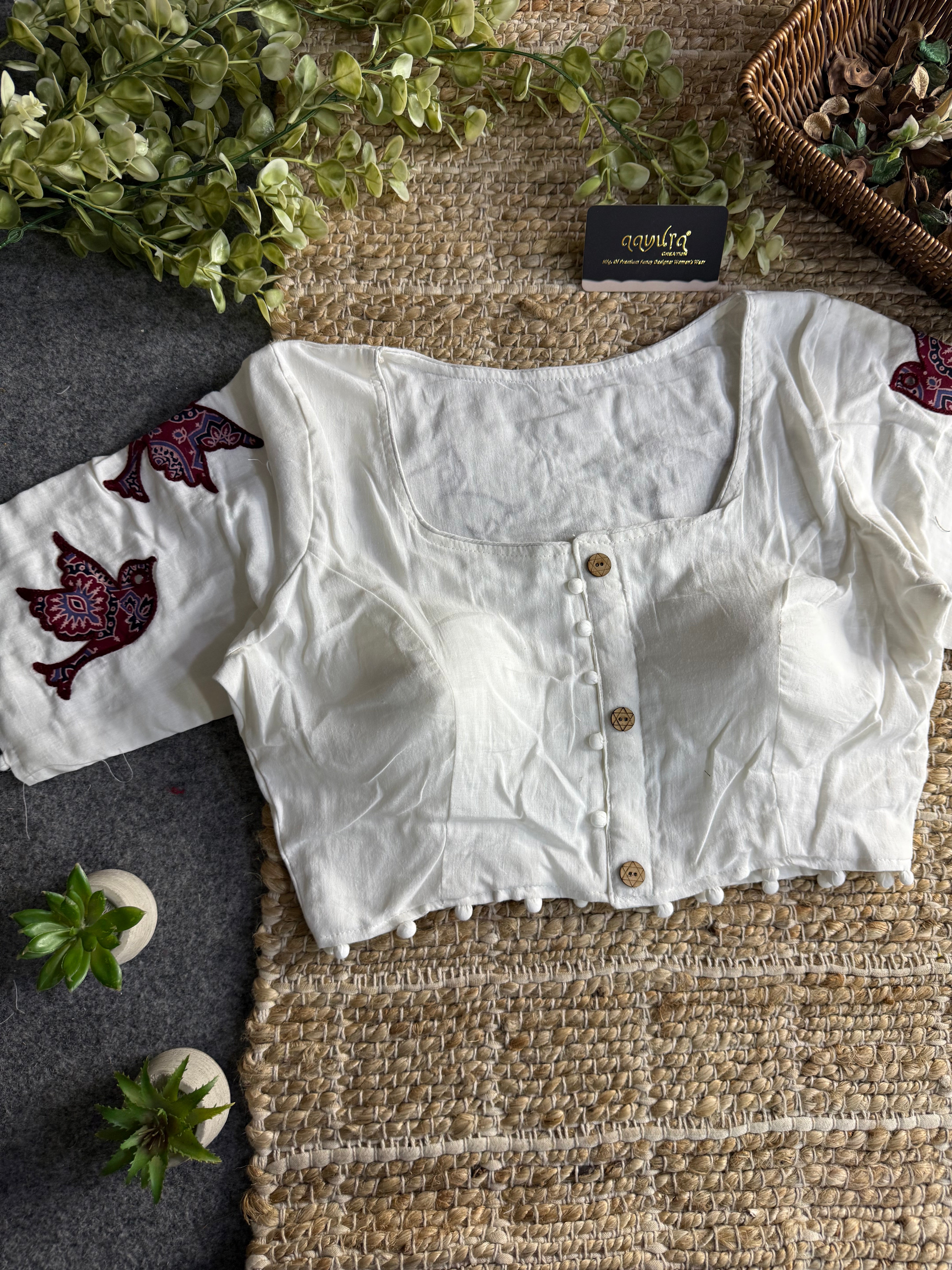Aarohi Mal Cotton Blouse