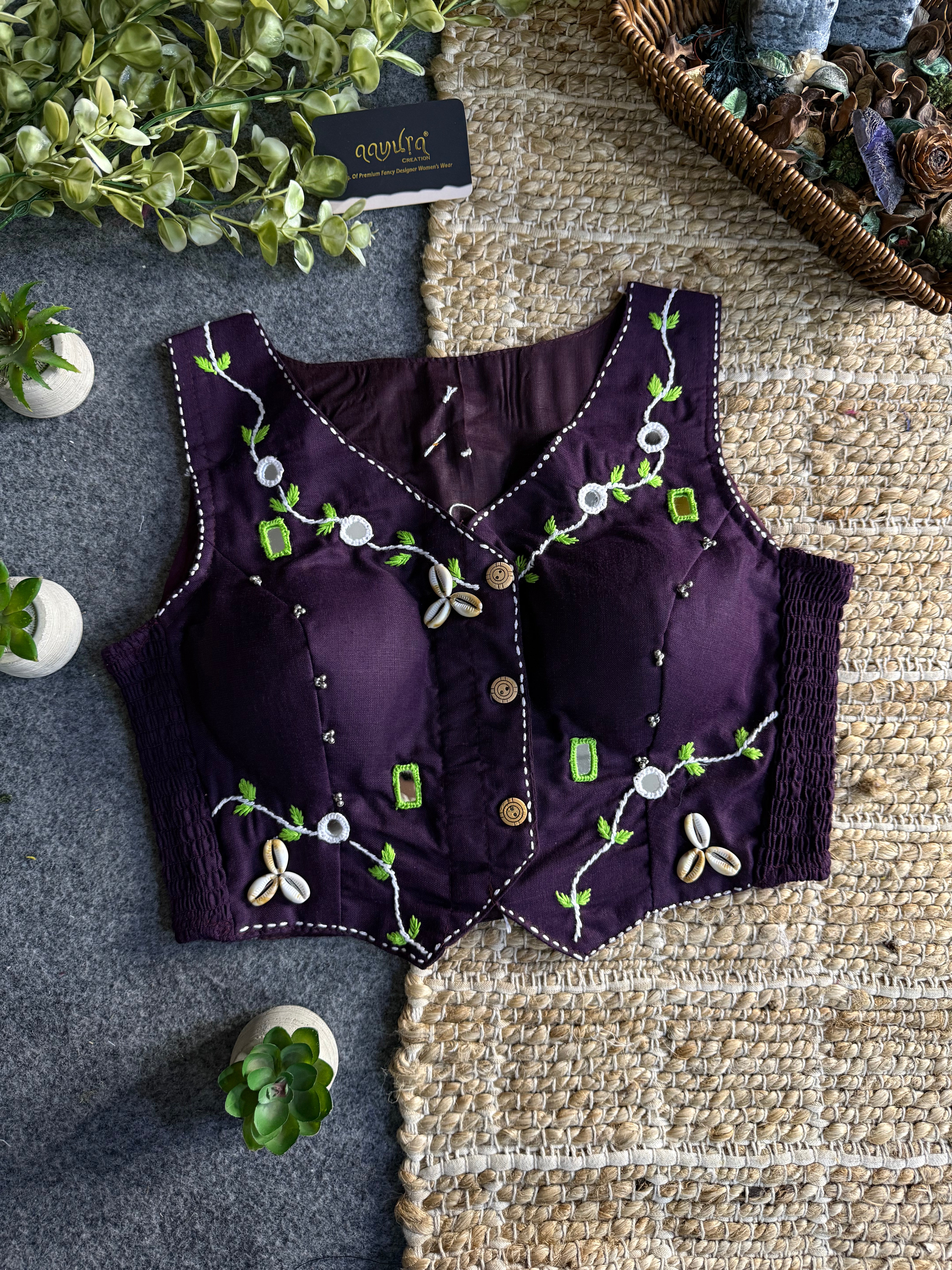Rajvika Pure Cotton Festive Blouse