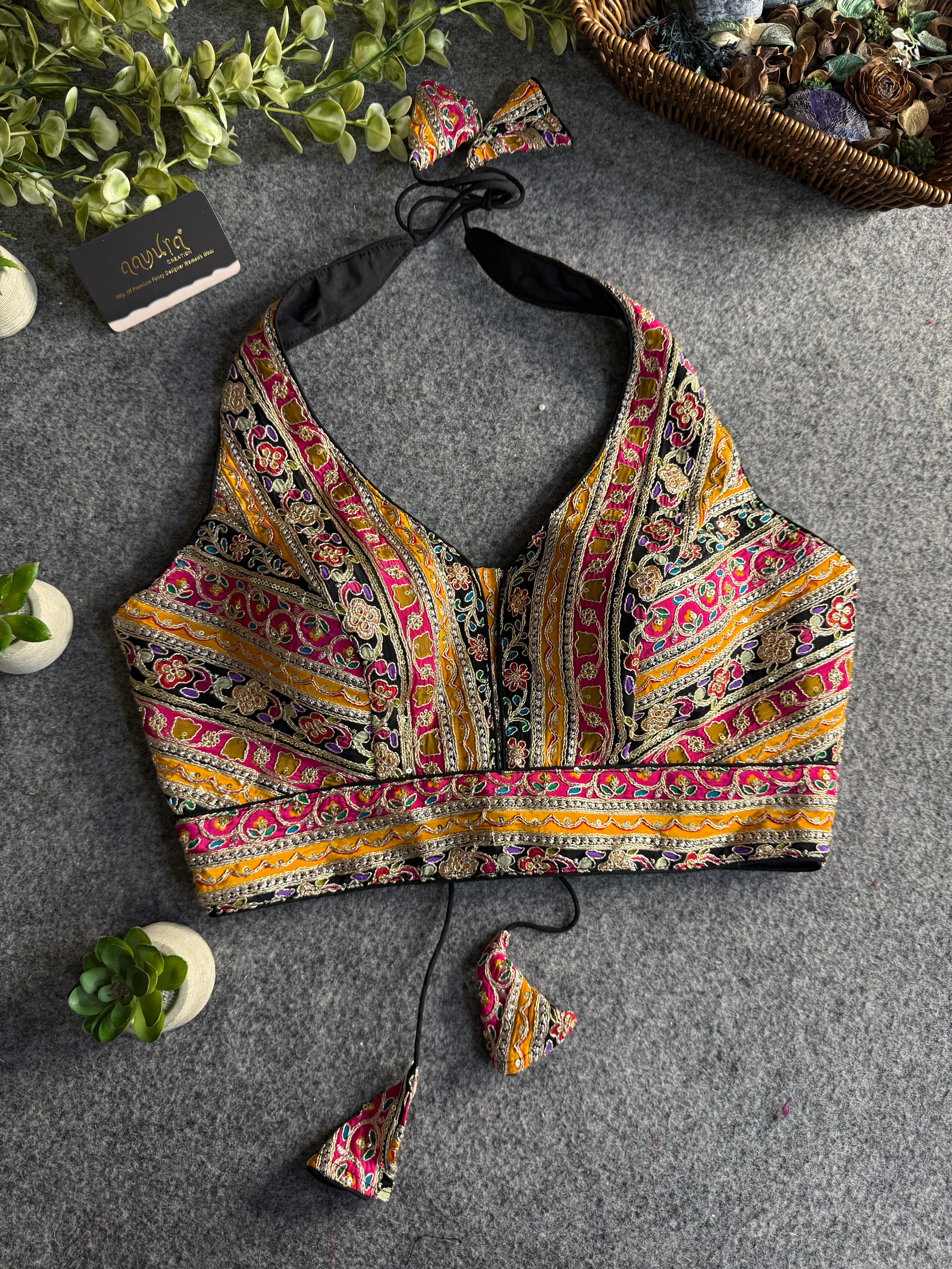 Queen Halter Neck Blouse 2