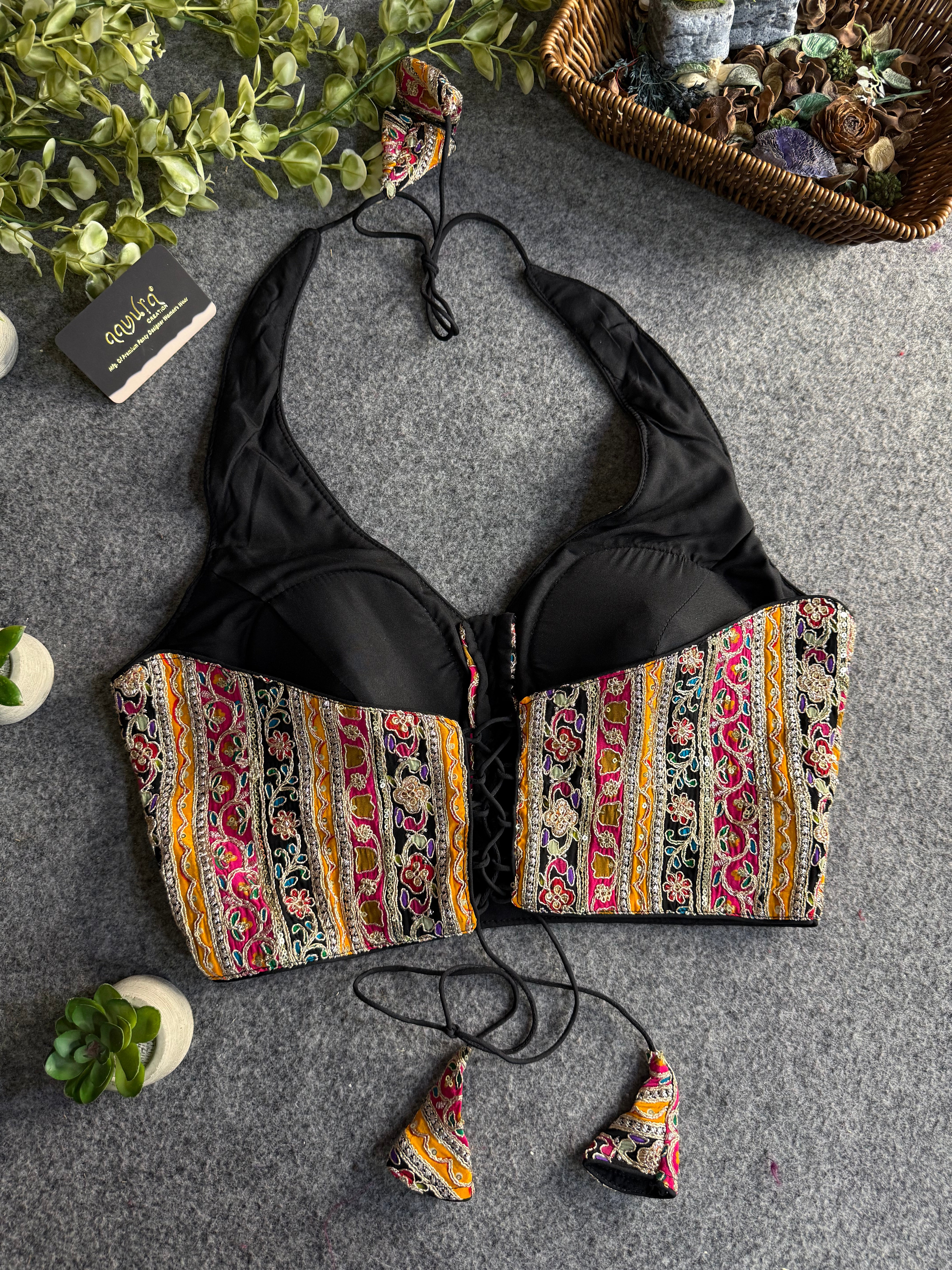 Queen Halter Neck Blouse 2