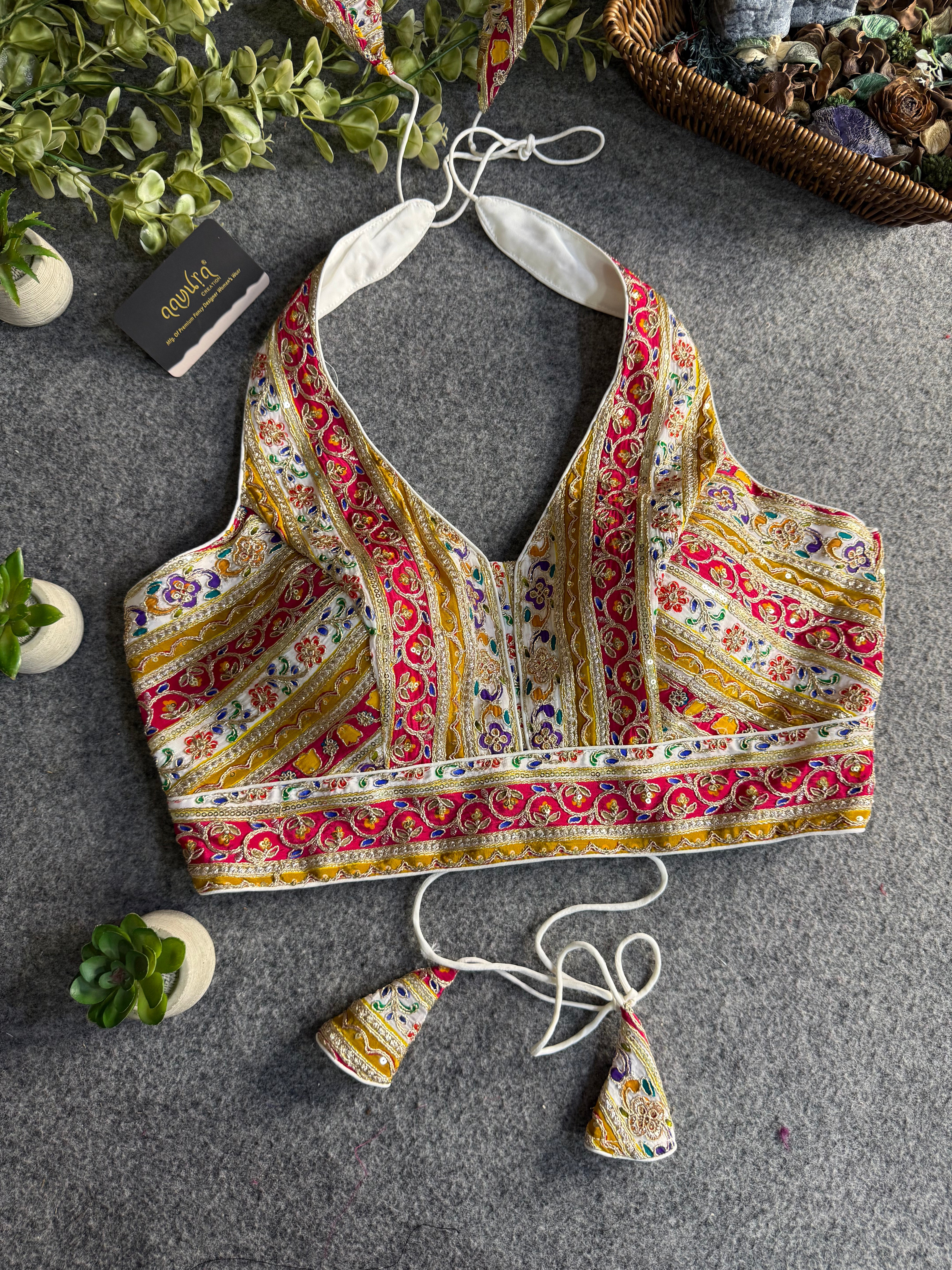 Queen Halter Neck Blouse 2