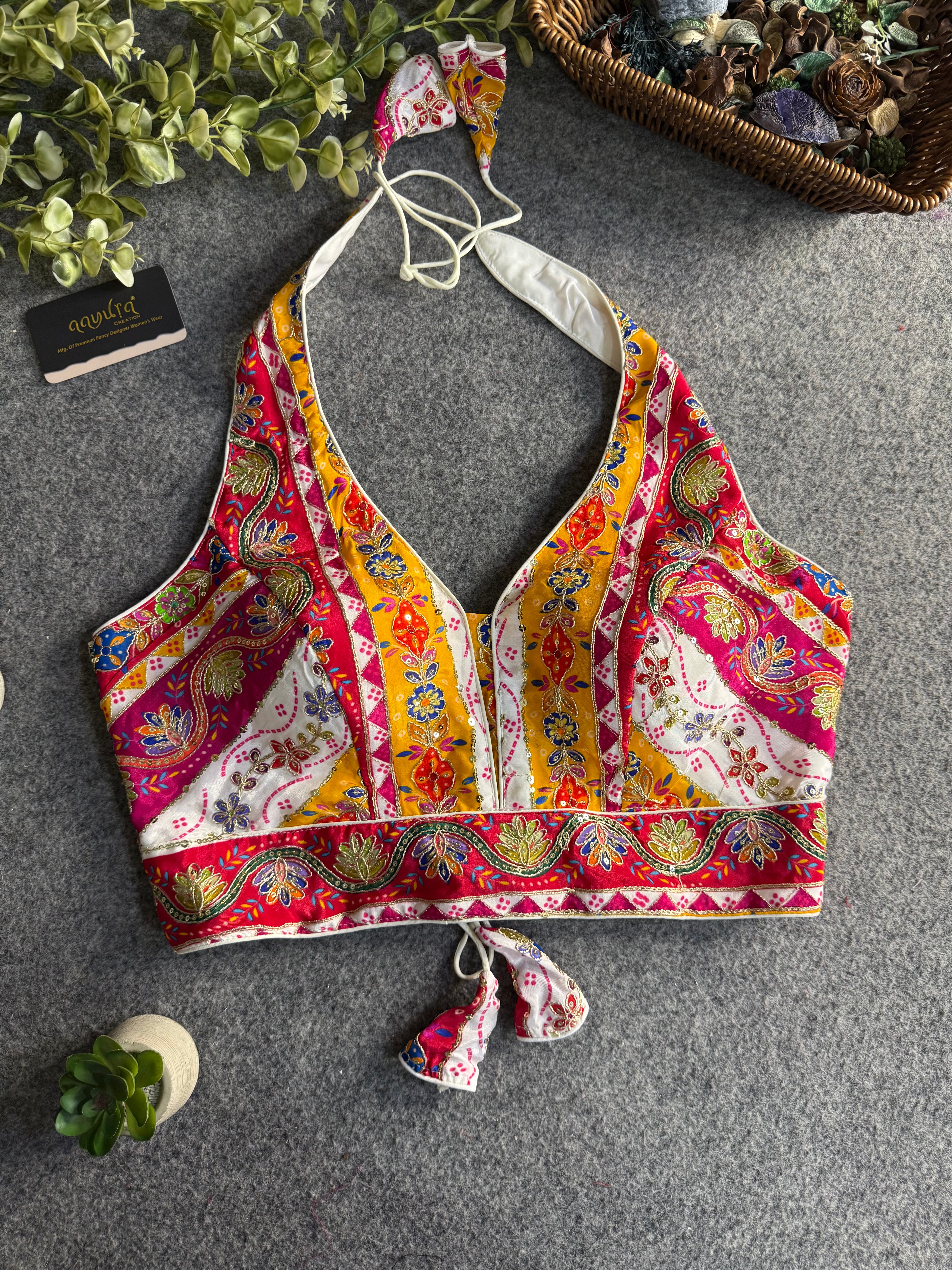 Queen Halter Neck Blouse