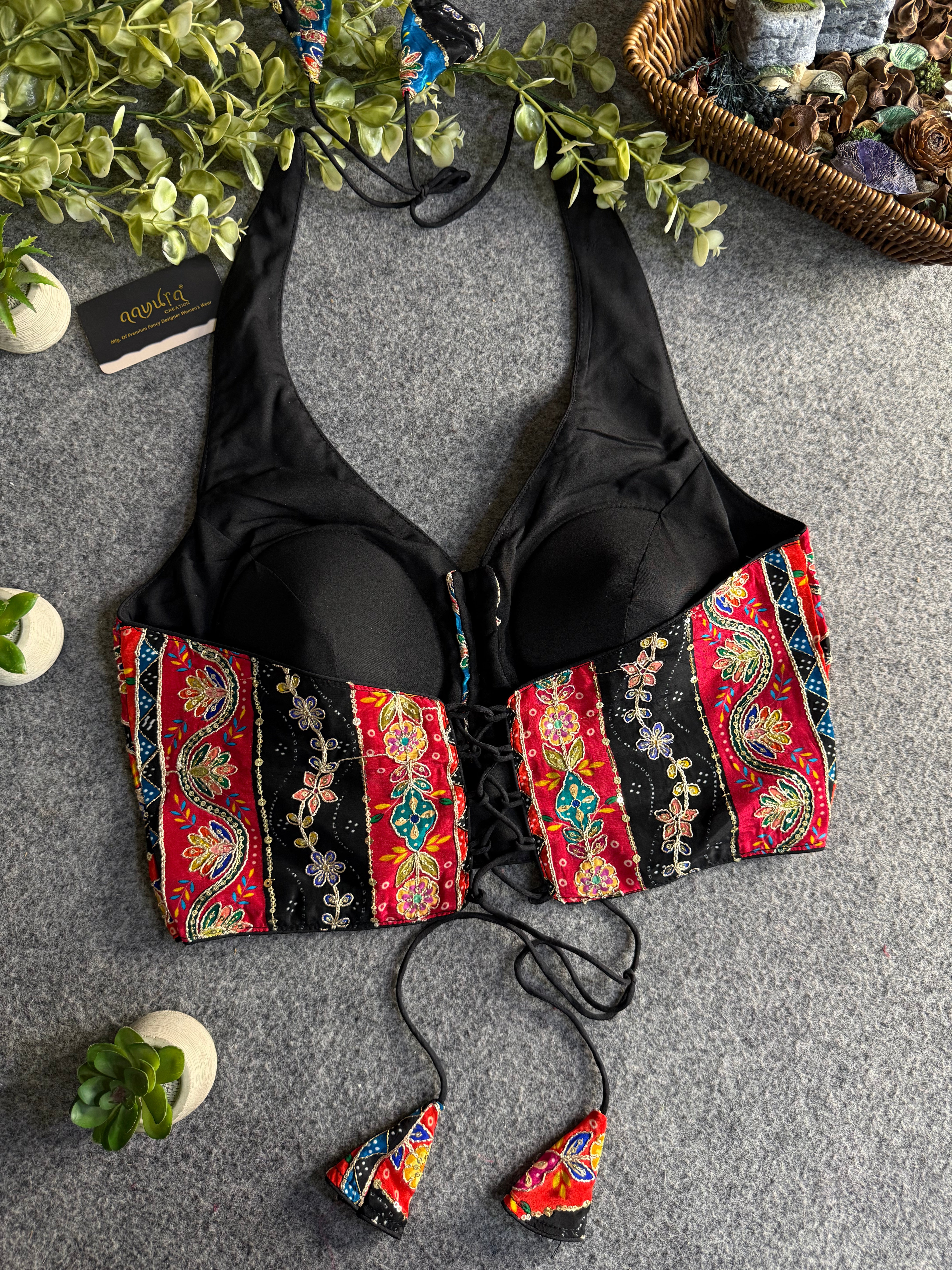 Queen Halter Neck Blouse