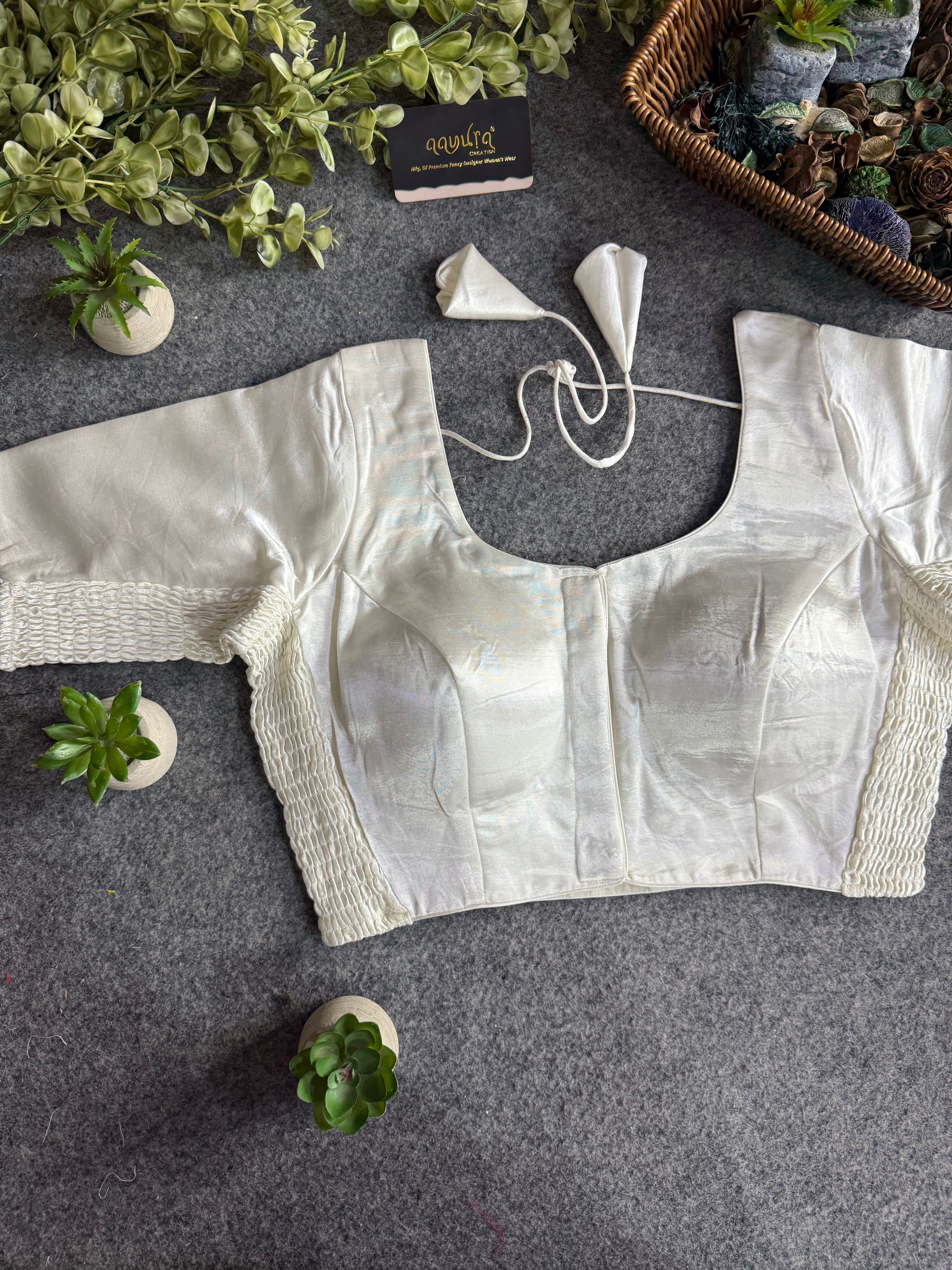 Luxe Gajji Stretch Blouse