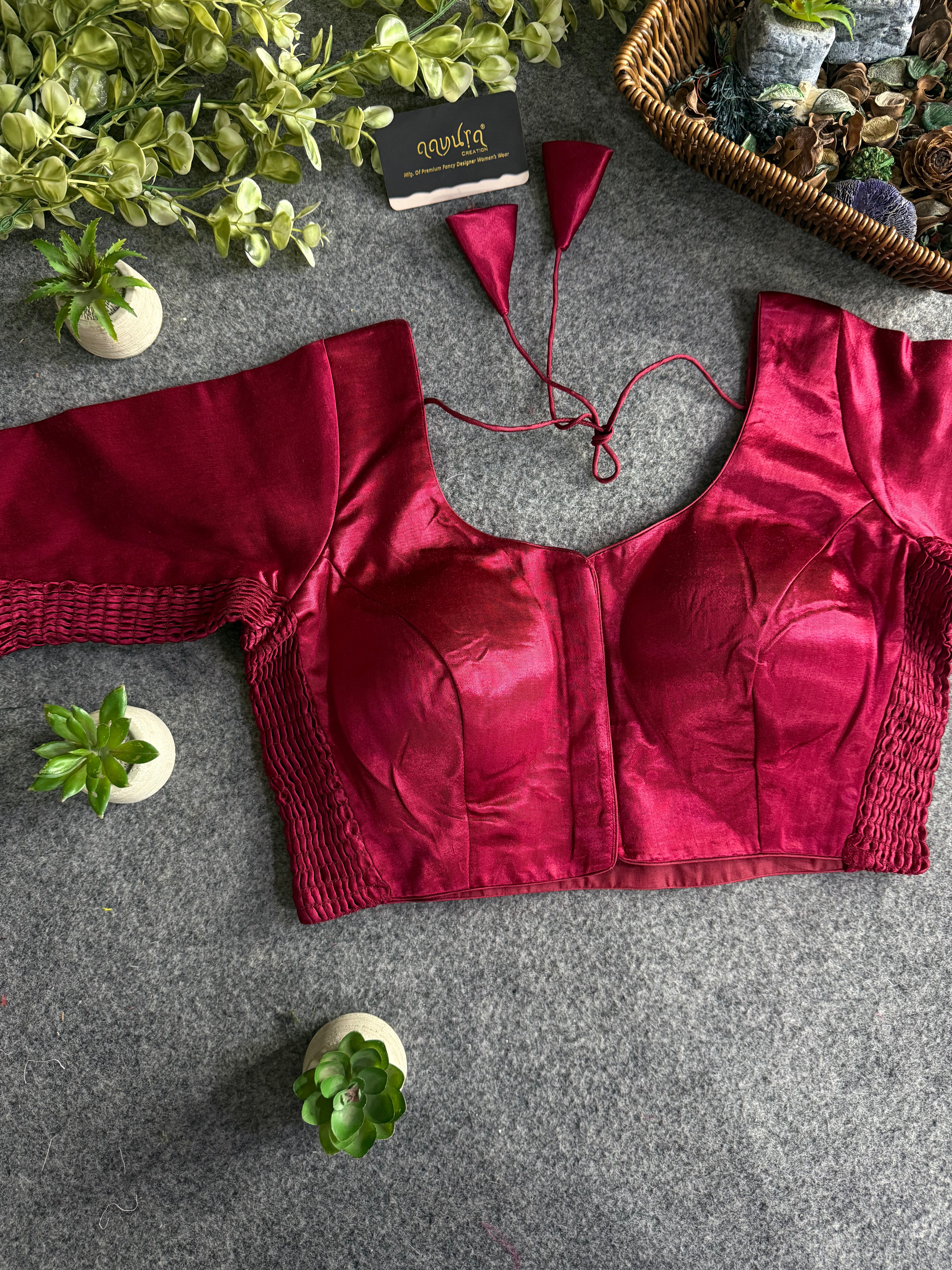 Luxe Gajji Stretch Blouse
