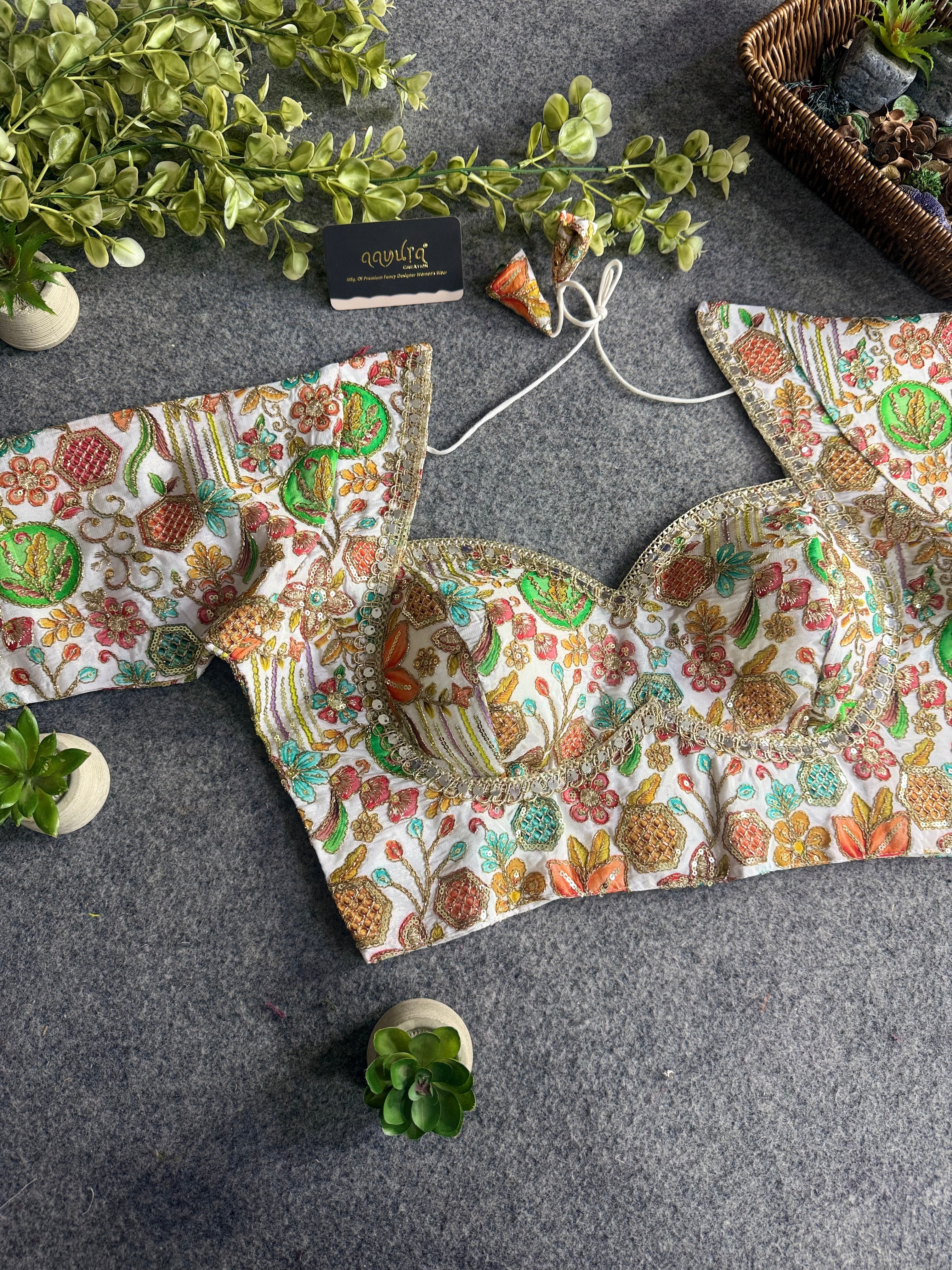 Sharvya Natural Crepe Blouse