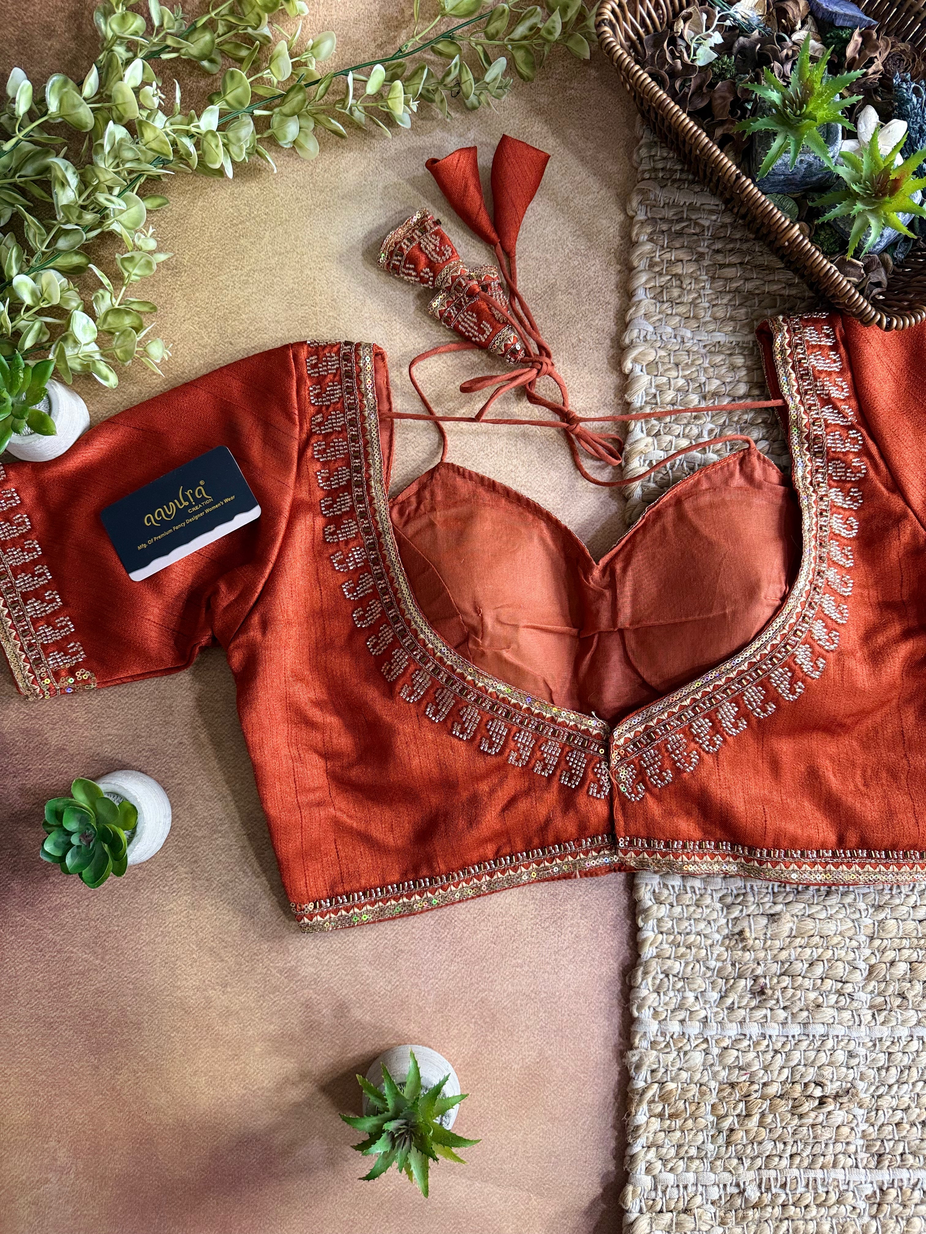 Samaira Italian Silk Blouse