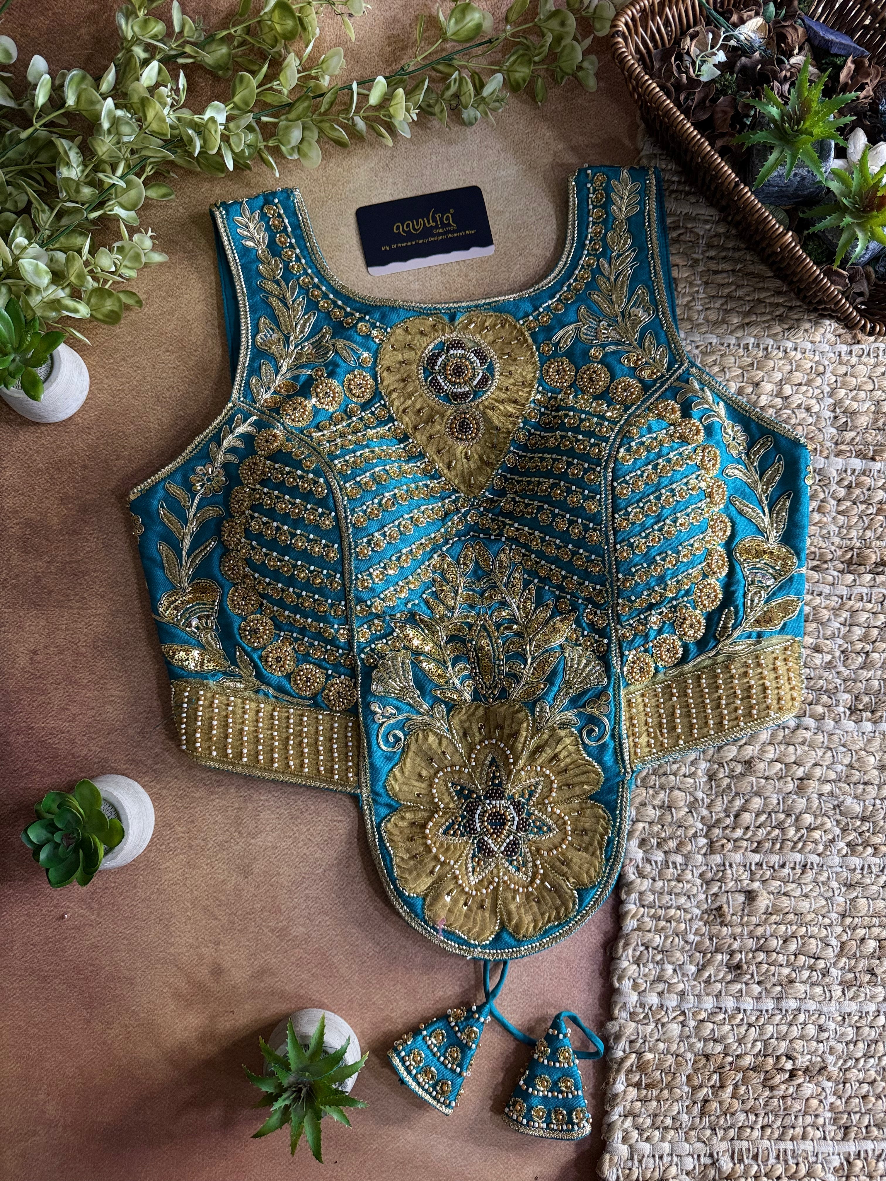 Saanvika Beadwork Blouse