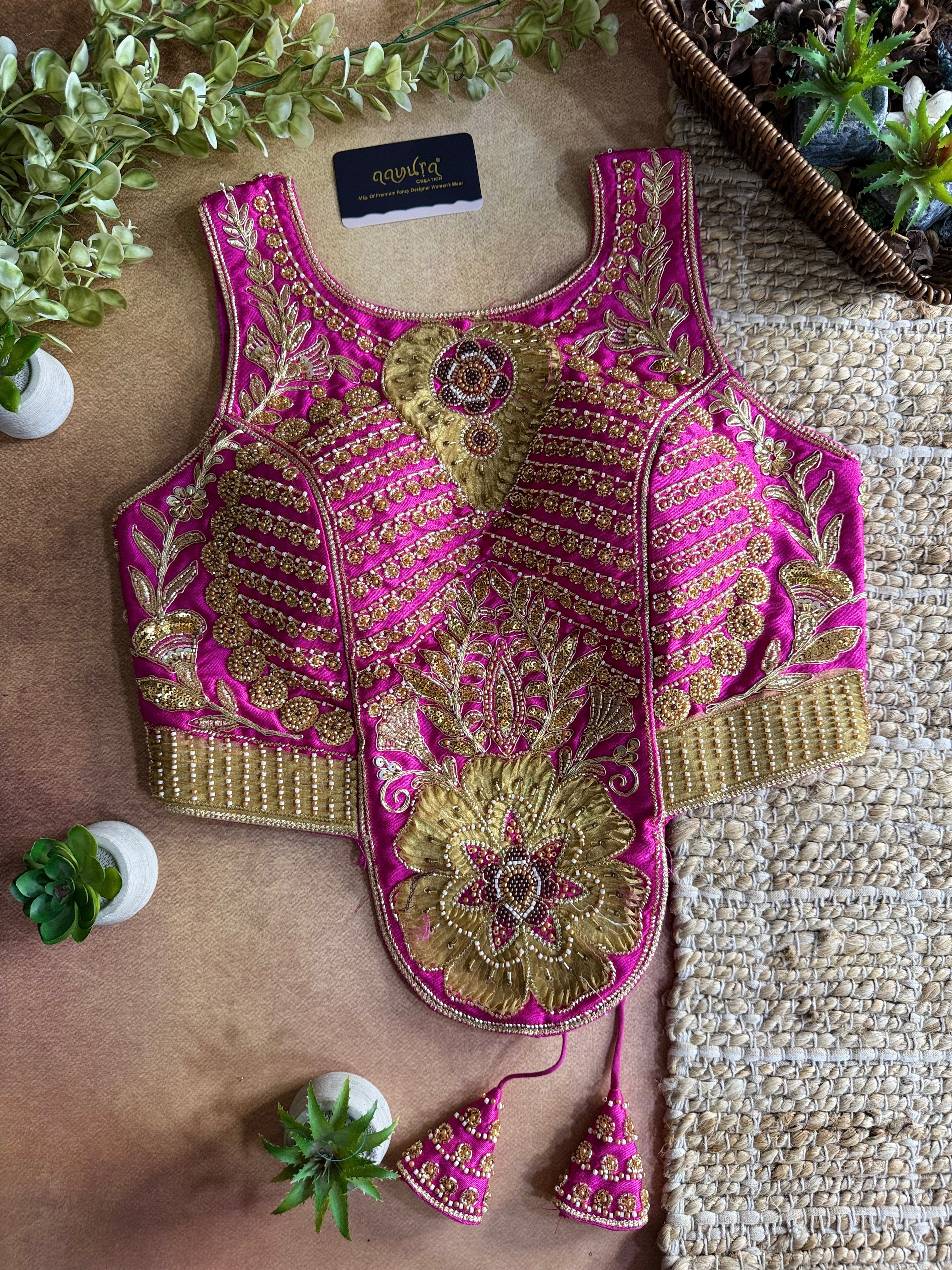 Saanvika Beadwork Blouse