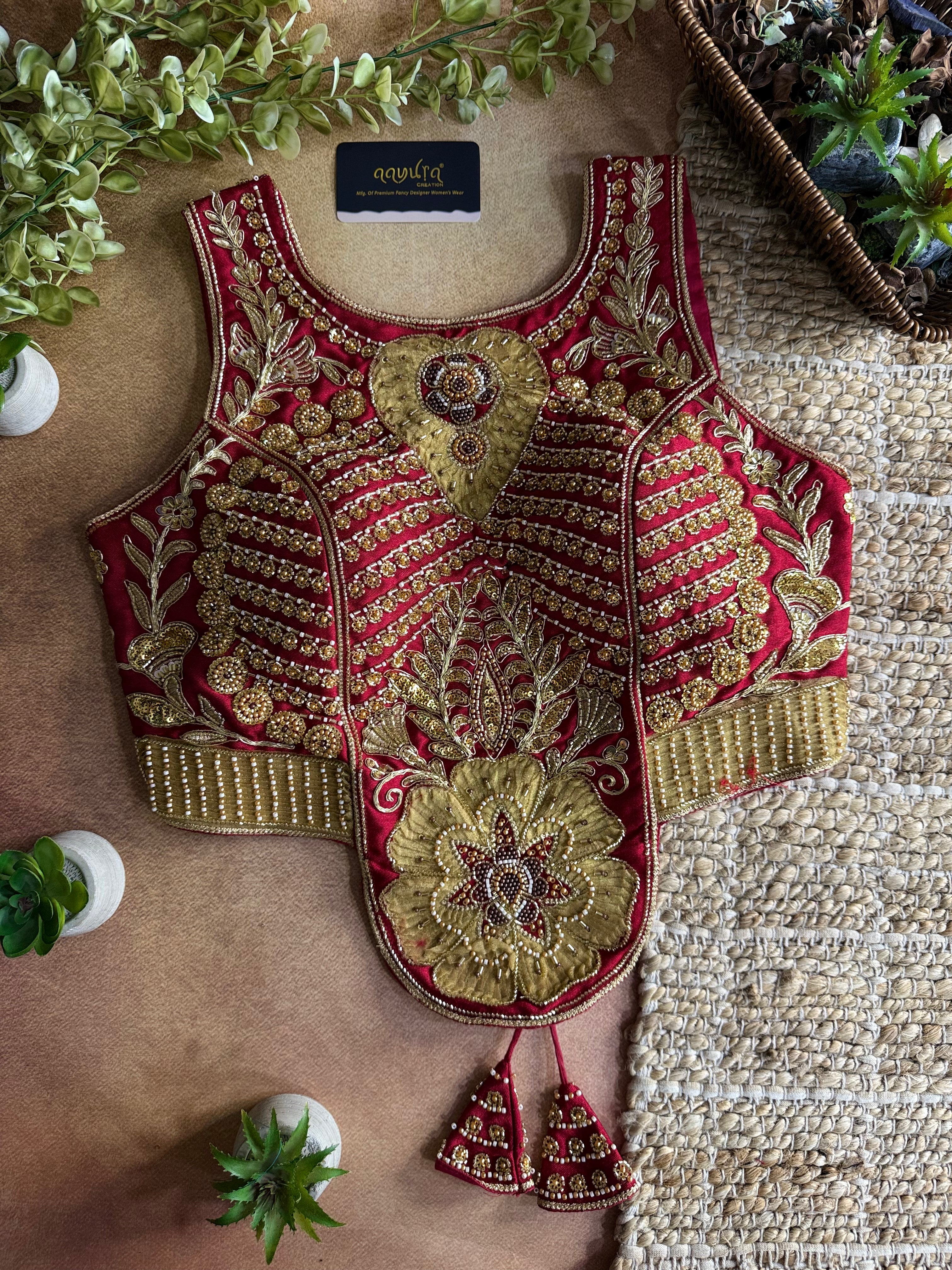 Saanvika Beadwork Blouse